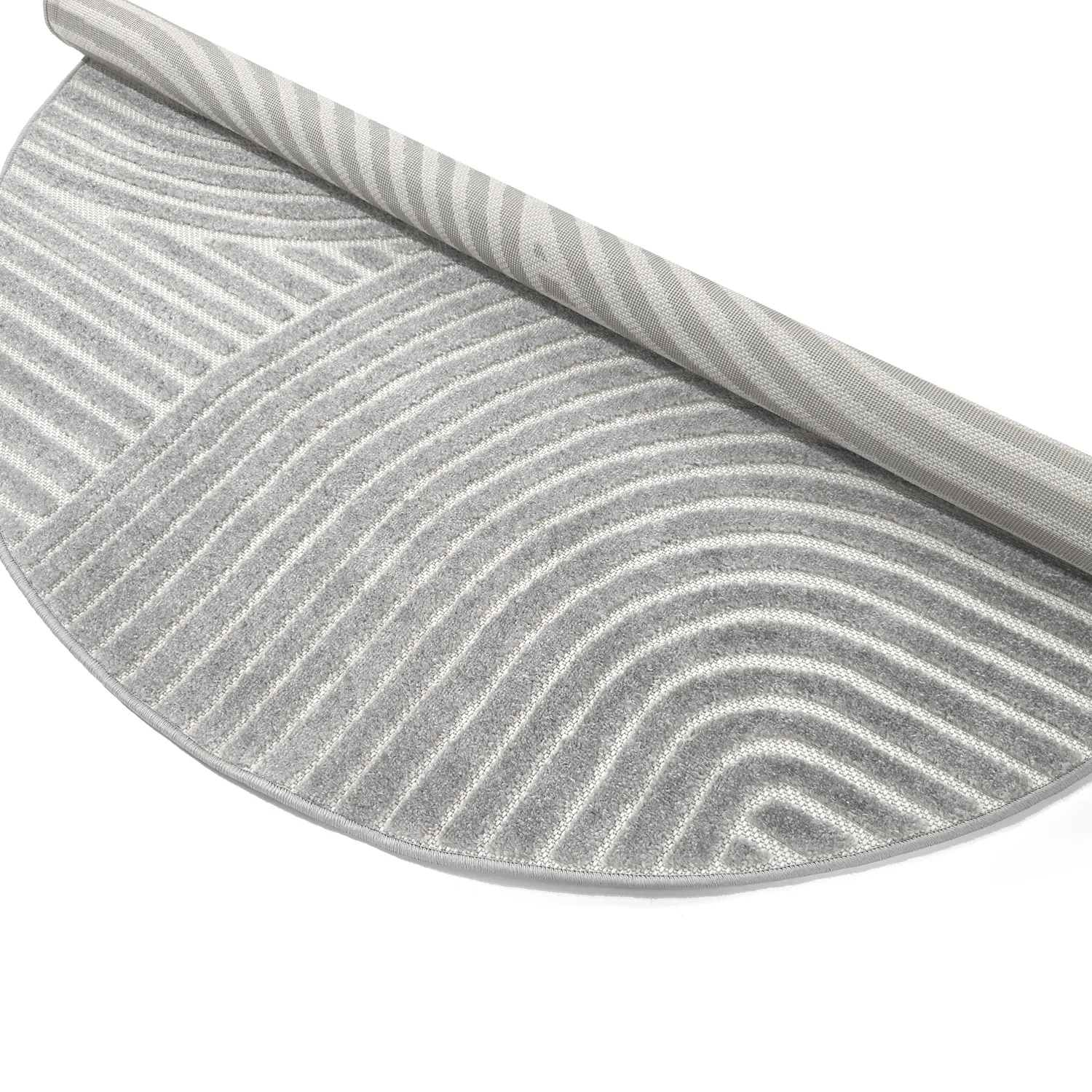 Rund Teppich - Indoor/Outdoor Devon (grau)