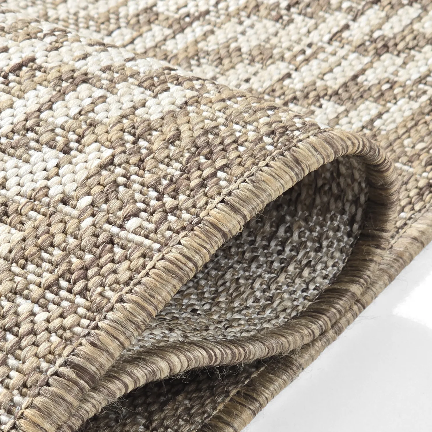 Shaggy intérieur/extérieur - Donora (marron)