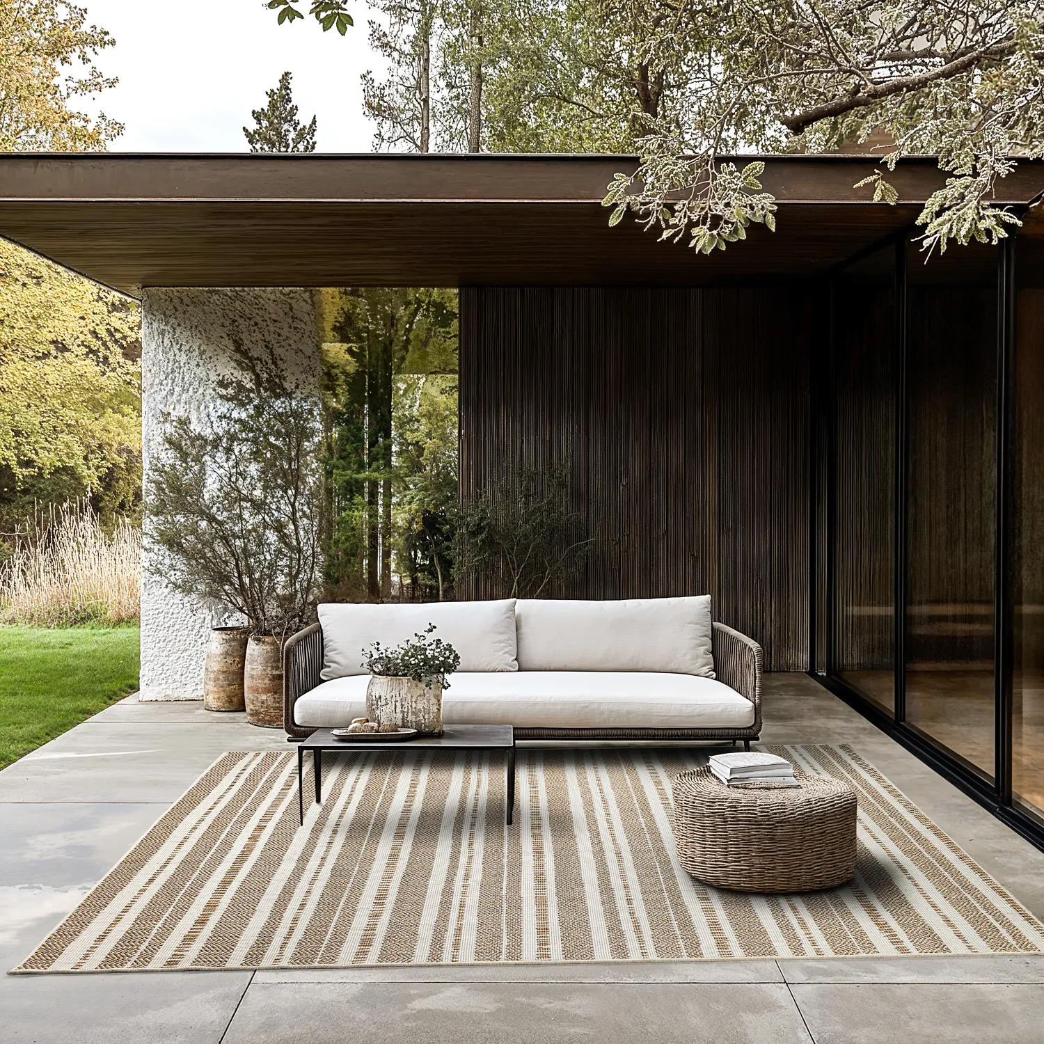 Teppich für innen und außen - Ethan (jute)