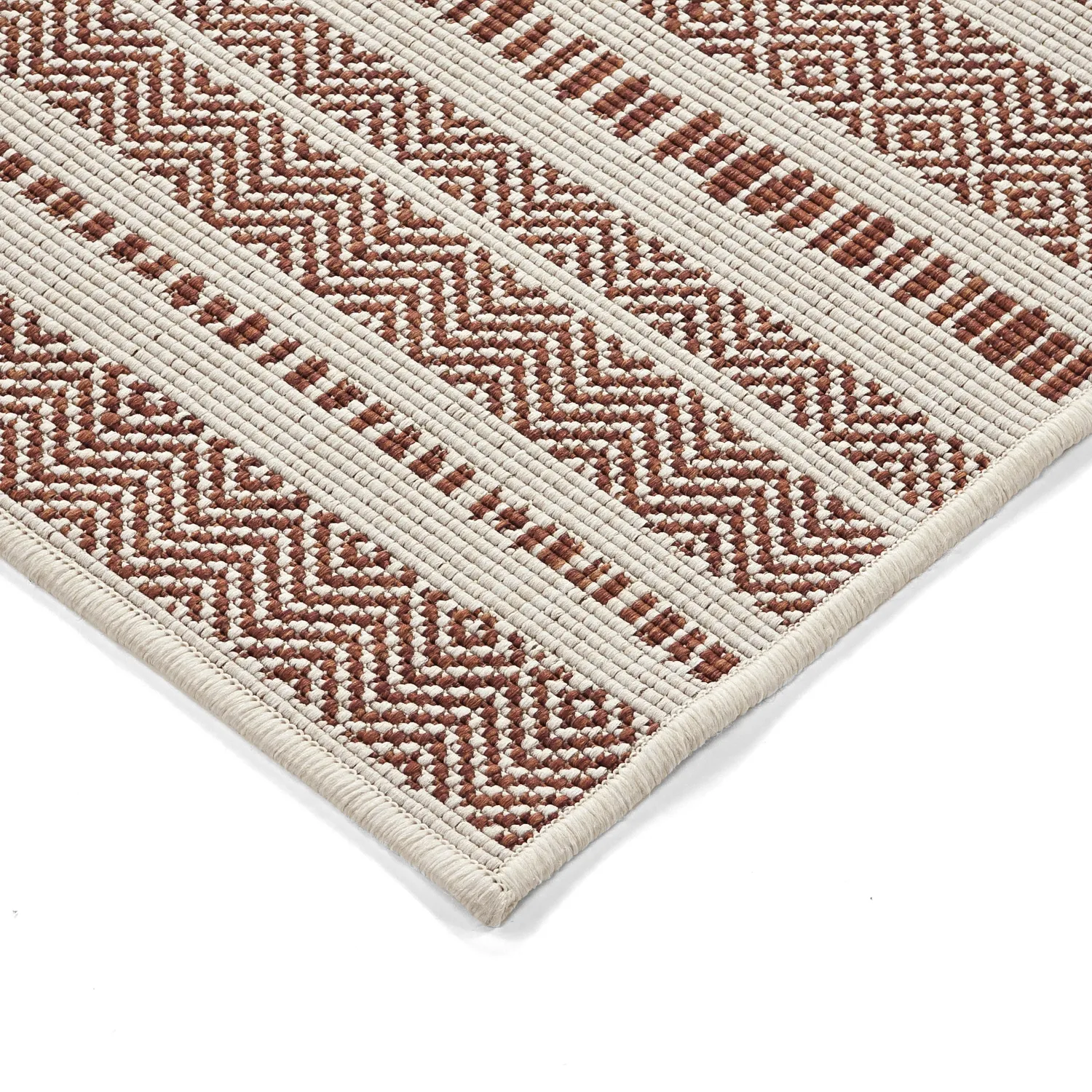 Teppich für innen und außen - Ethan (orange)