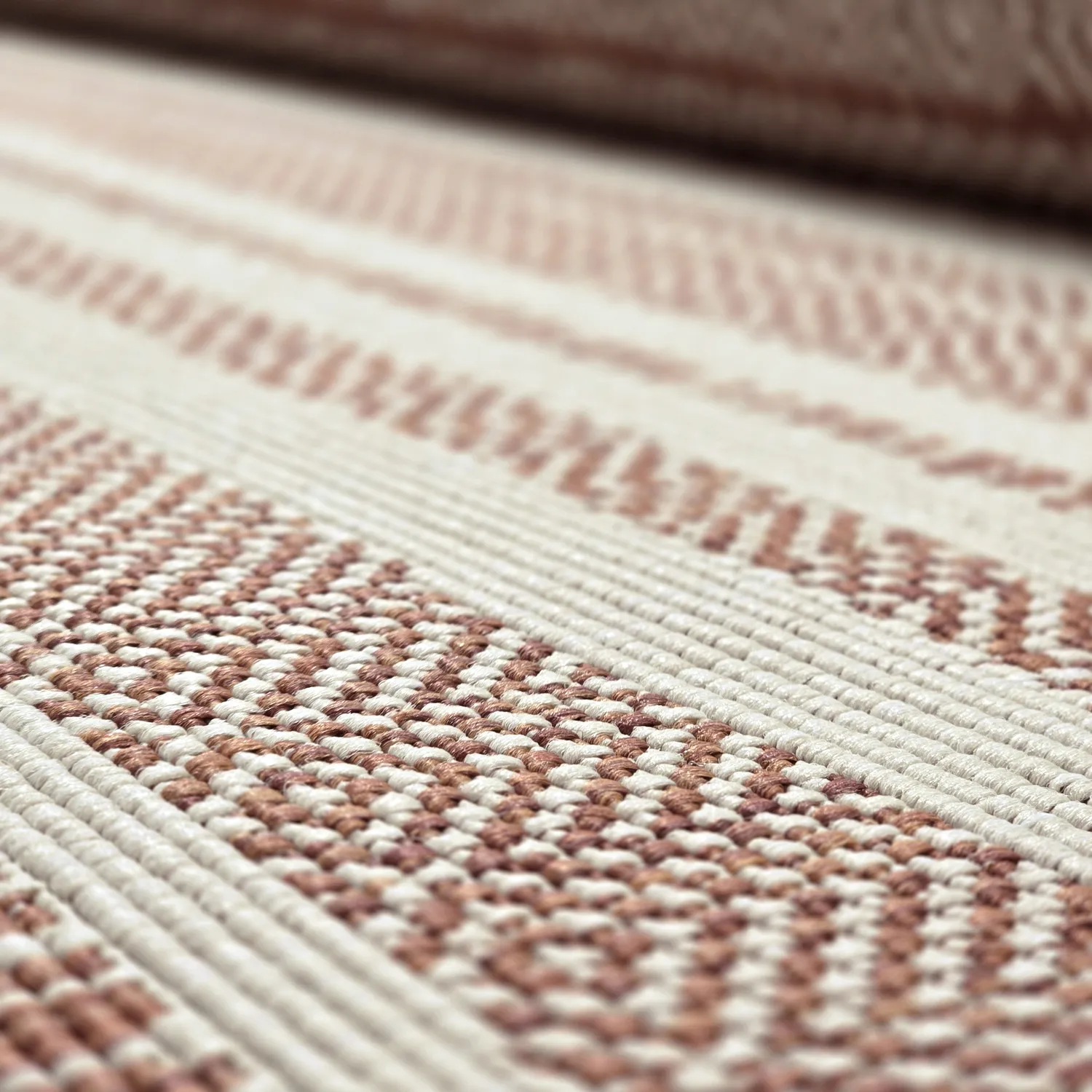 Teppich für innen und außen - Ethan (orange)