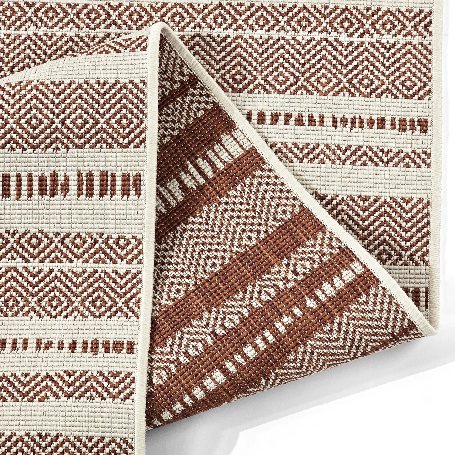 Teppich für innen und außen - Ethan (orange)