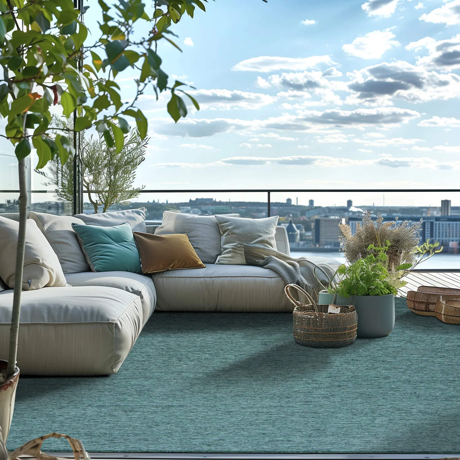 Teppich für innen und außen - Monsanto (grün)