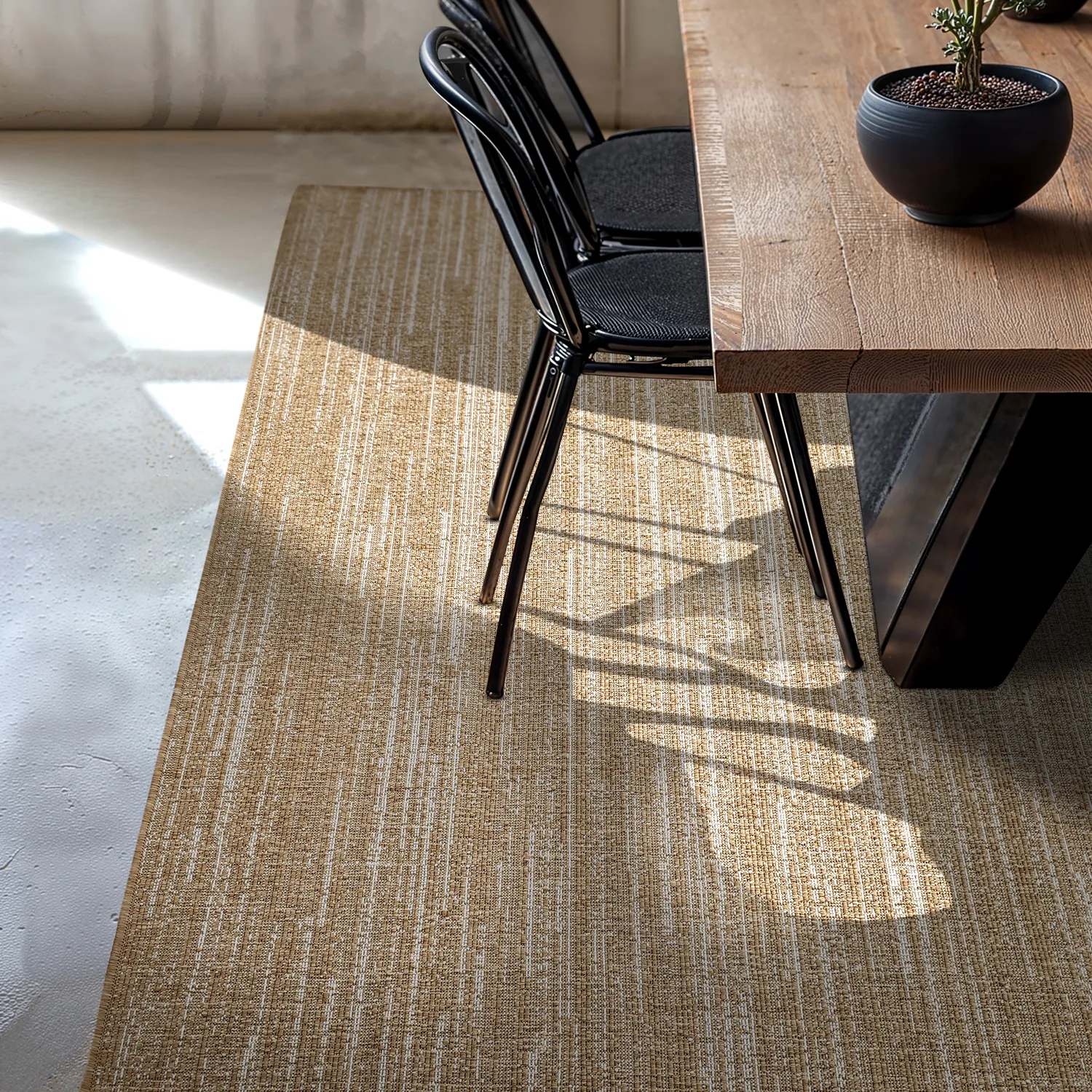 Teppich für innen und außen - Liam (jute)