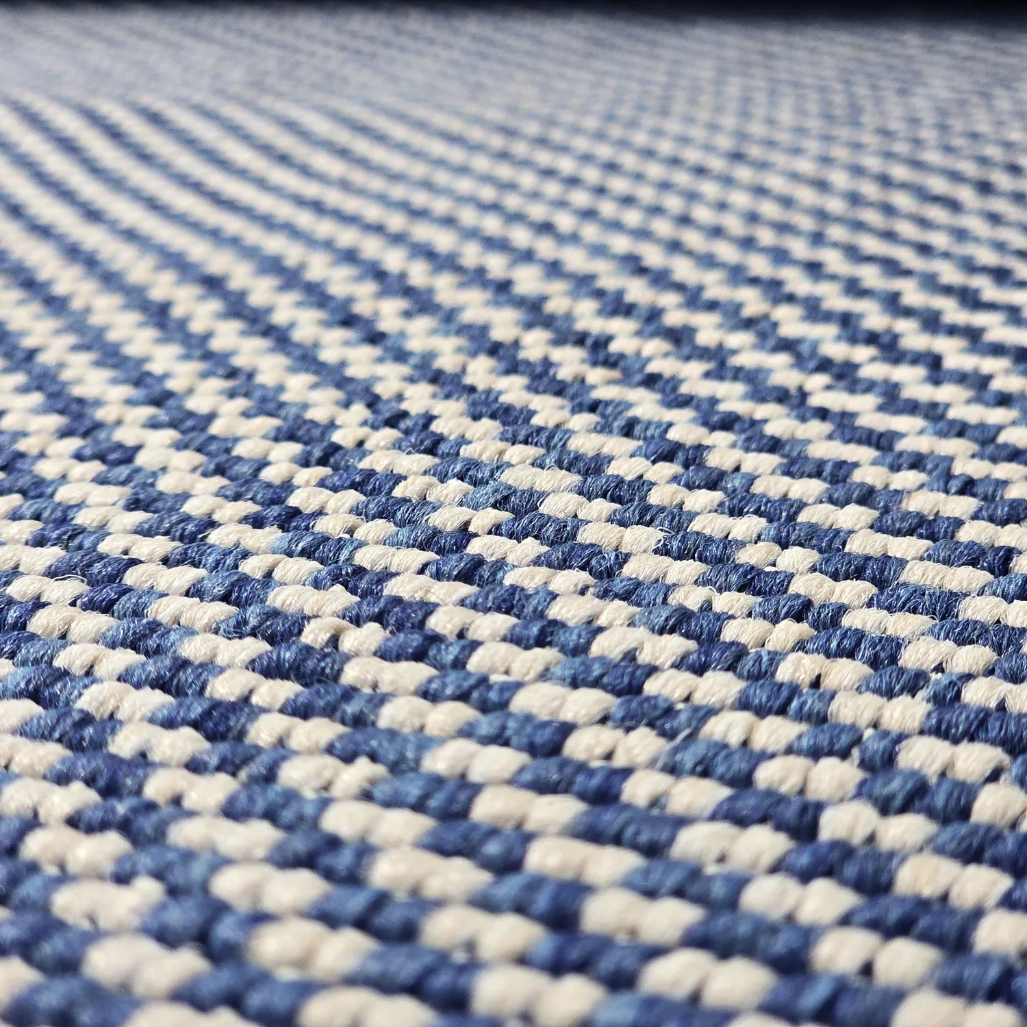 Teppich für innen und außen - Mason (blau)