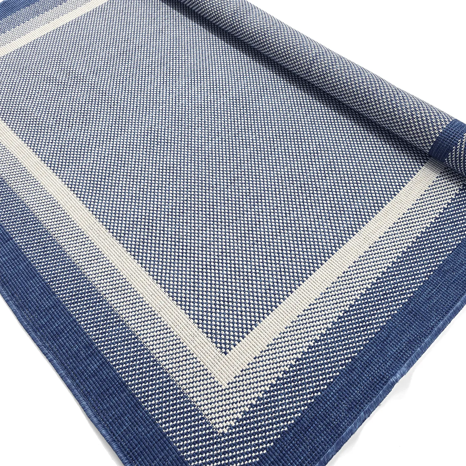 Teppich für innen und außen - Mason (blau)