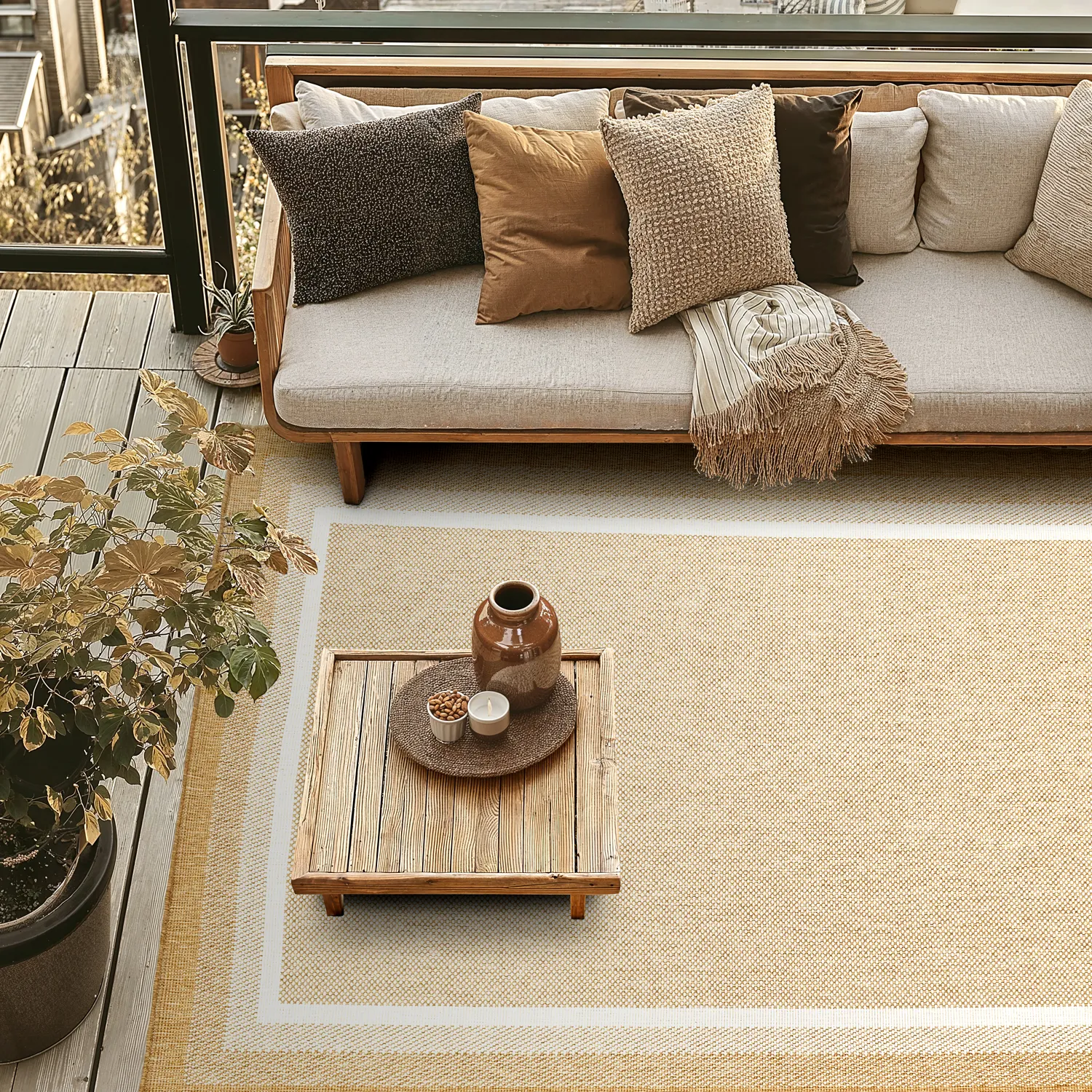 Teppich für innen und außen - Mason (jute)