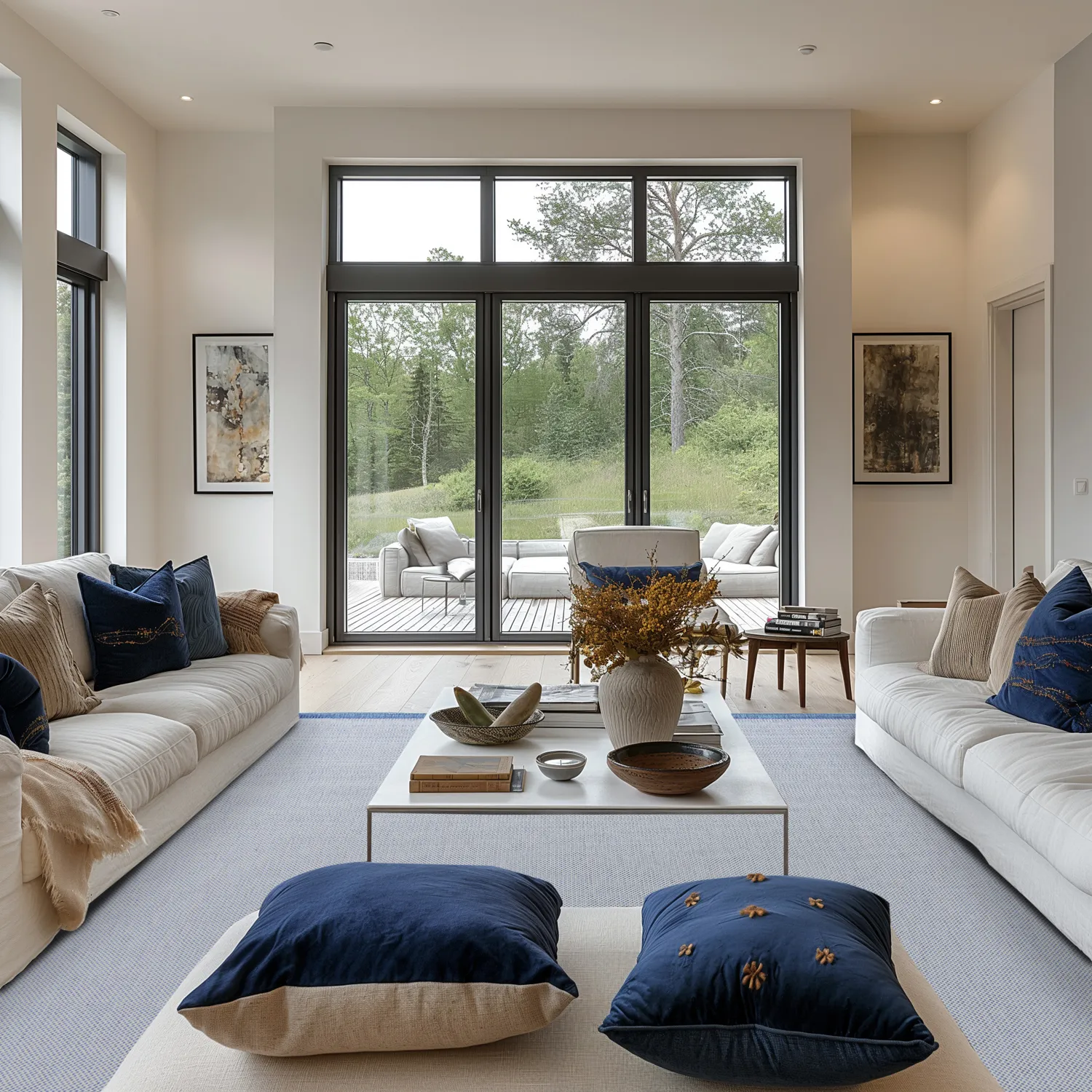 Teppich für innen und außen - Sortelha (blau)