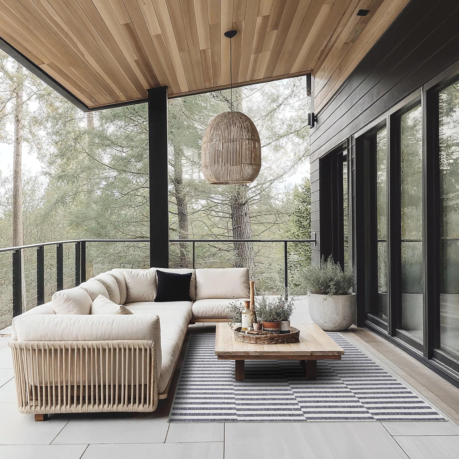 Teppich für innen und außen - Otto (grau)