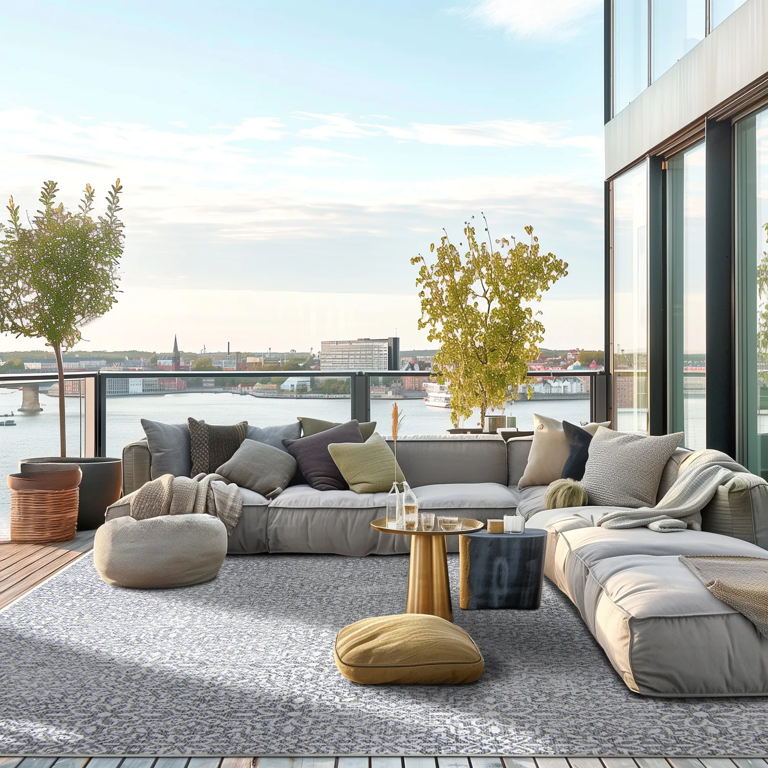 Tapis Intérieurs/Extérieurs - Alesund (gris)