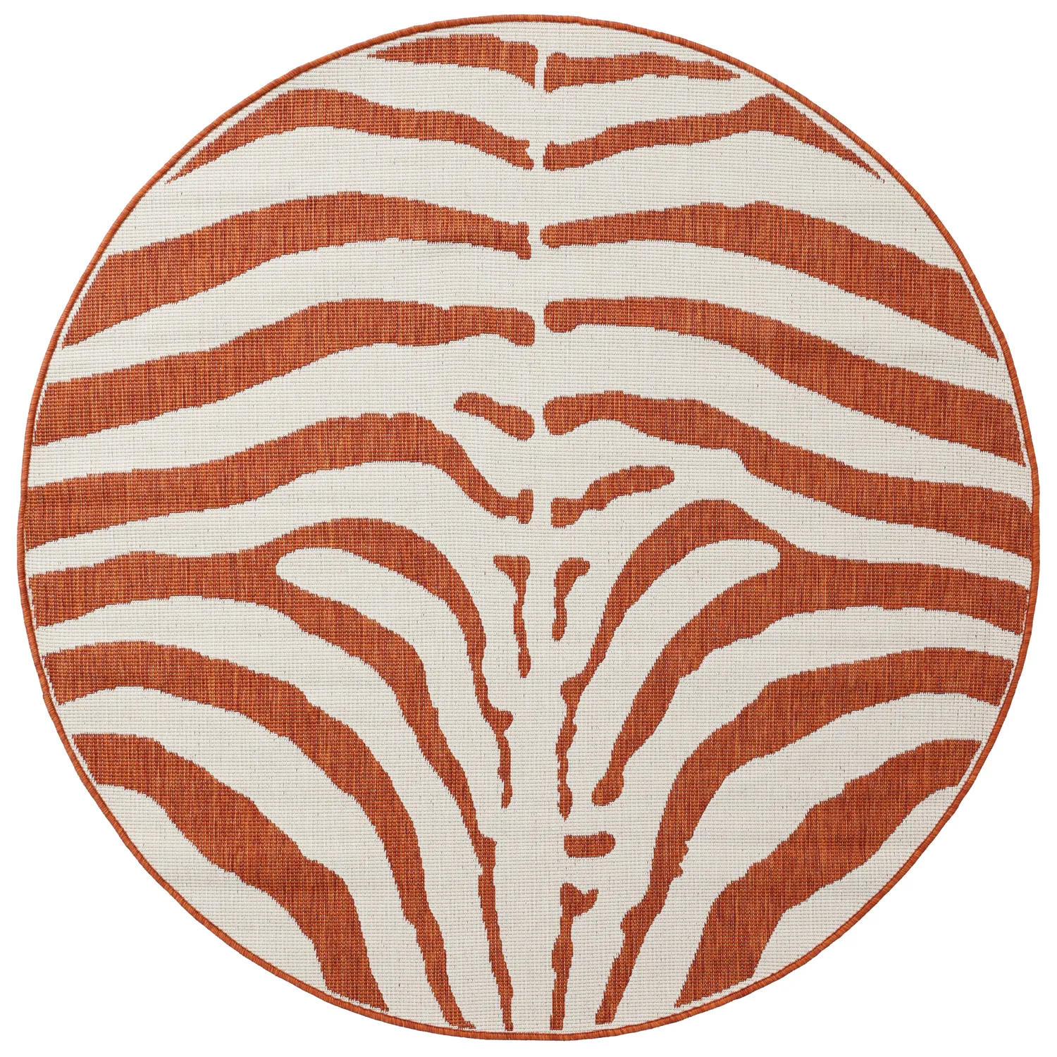 Rund Teppich - Indoor/Outdoor Winona (orange)