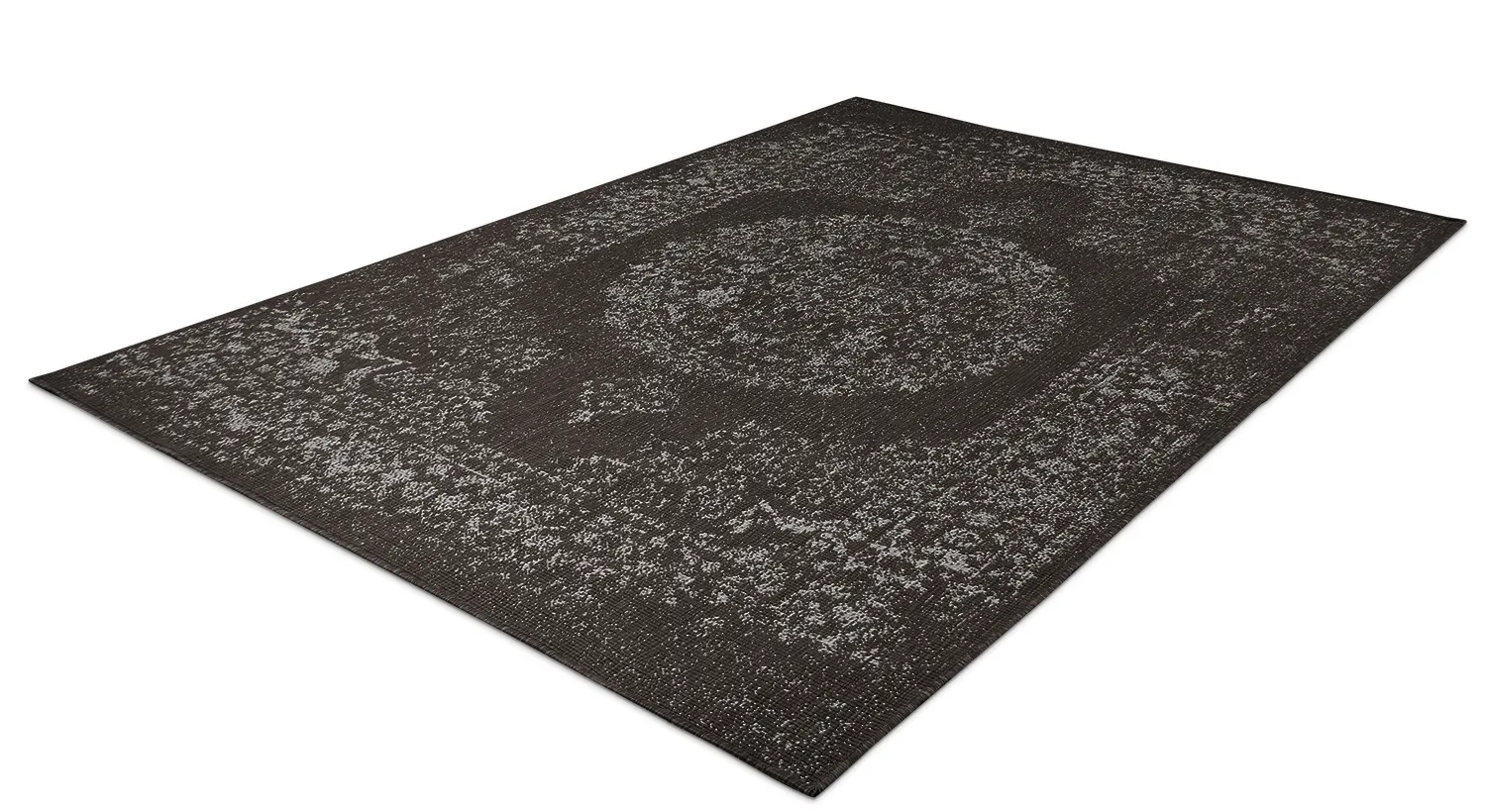 Teppich für innen und außen - Ellstin (schwarz)