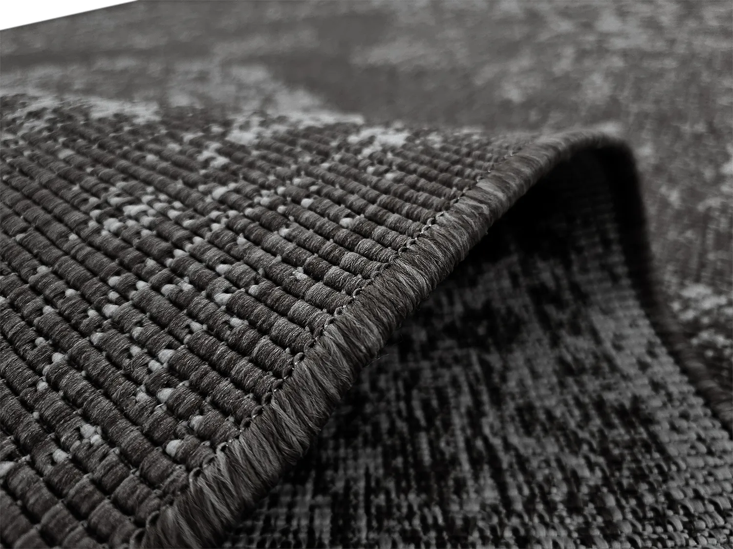 Teppich für innen und außen - Ellstin (schwarz)