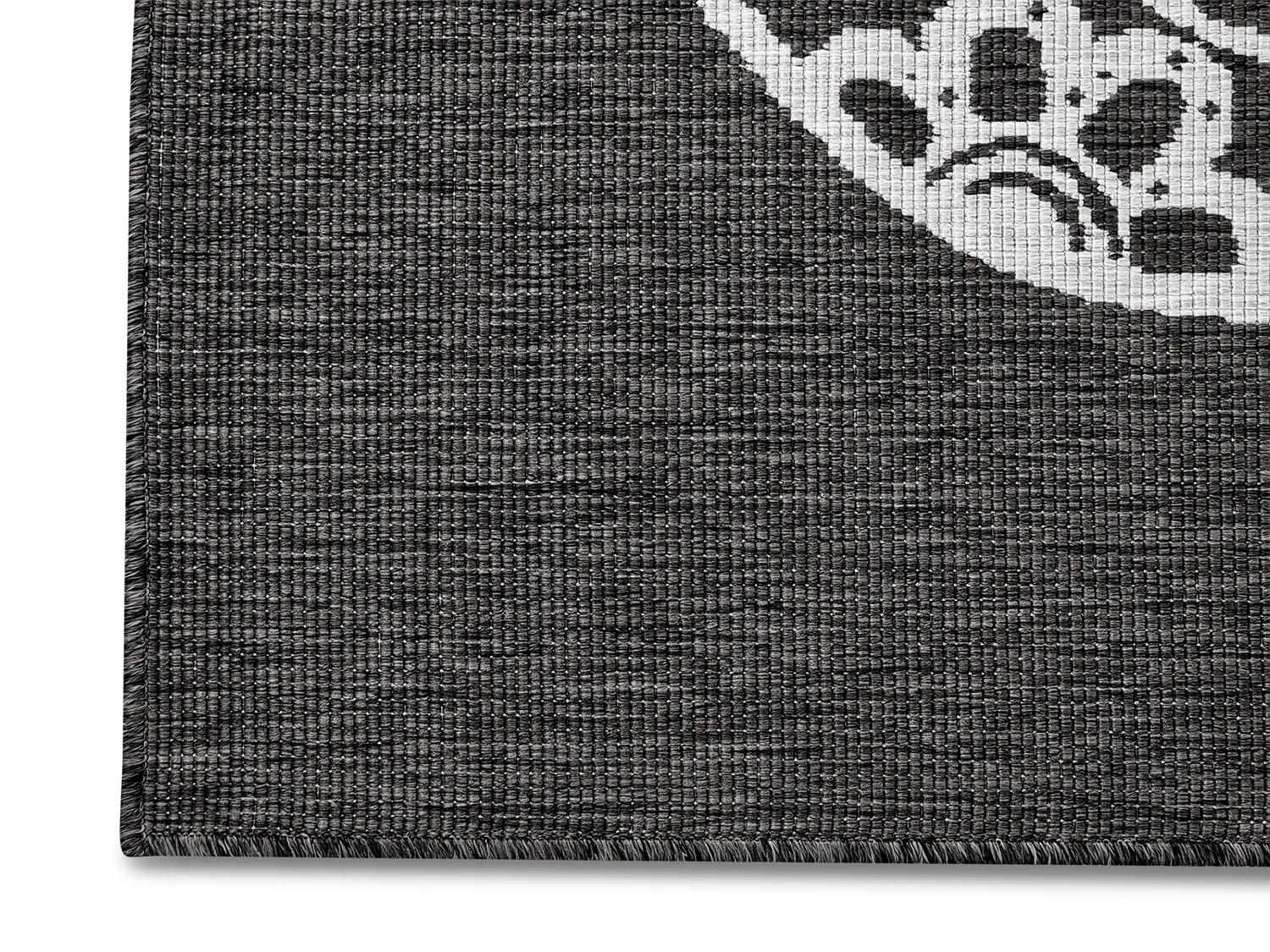 Teppich für innen und außen - Raylan (schwarz)