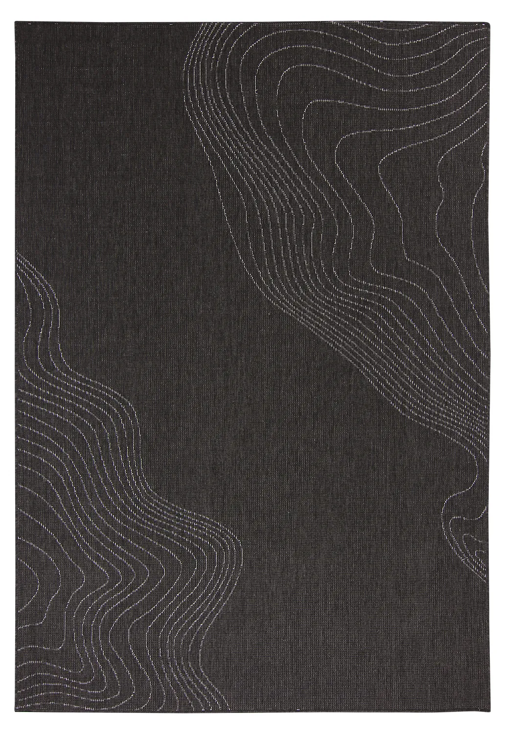 Teppich für innen und außen - Zelmare (schwarz)