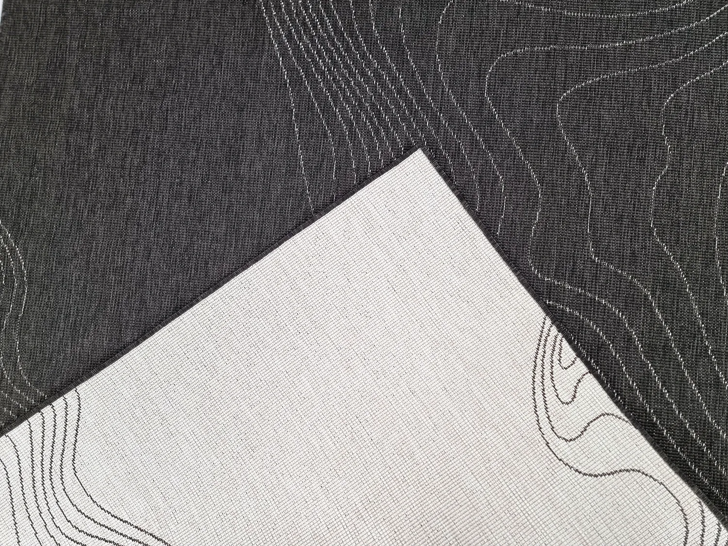 Teppich für innen und außen - Zelmare (schwarz)