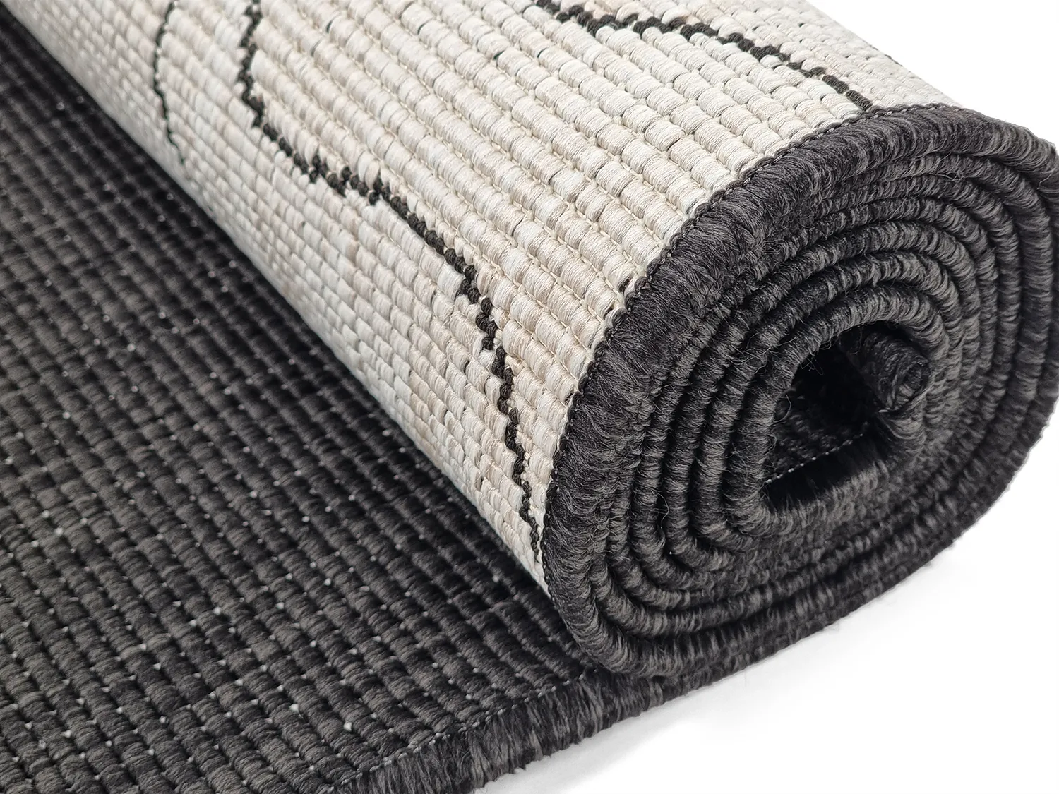 Teppich für innen und außen - Zelmare (schwarz)