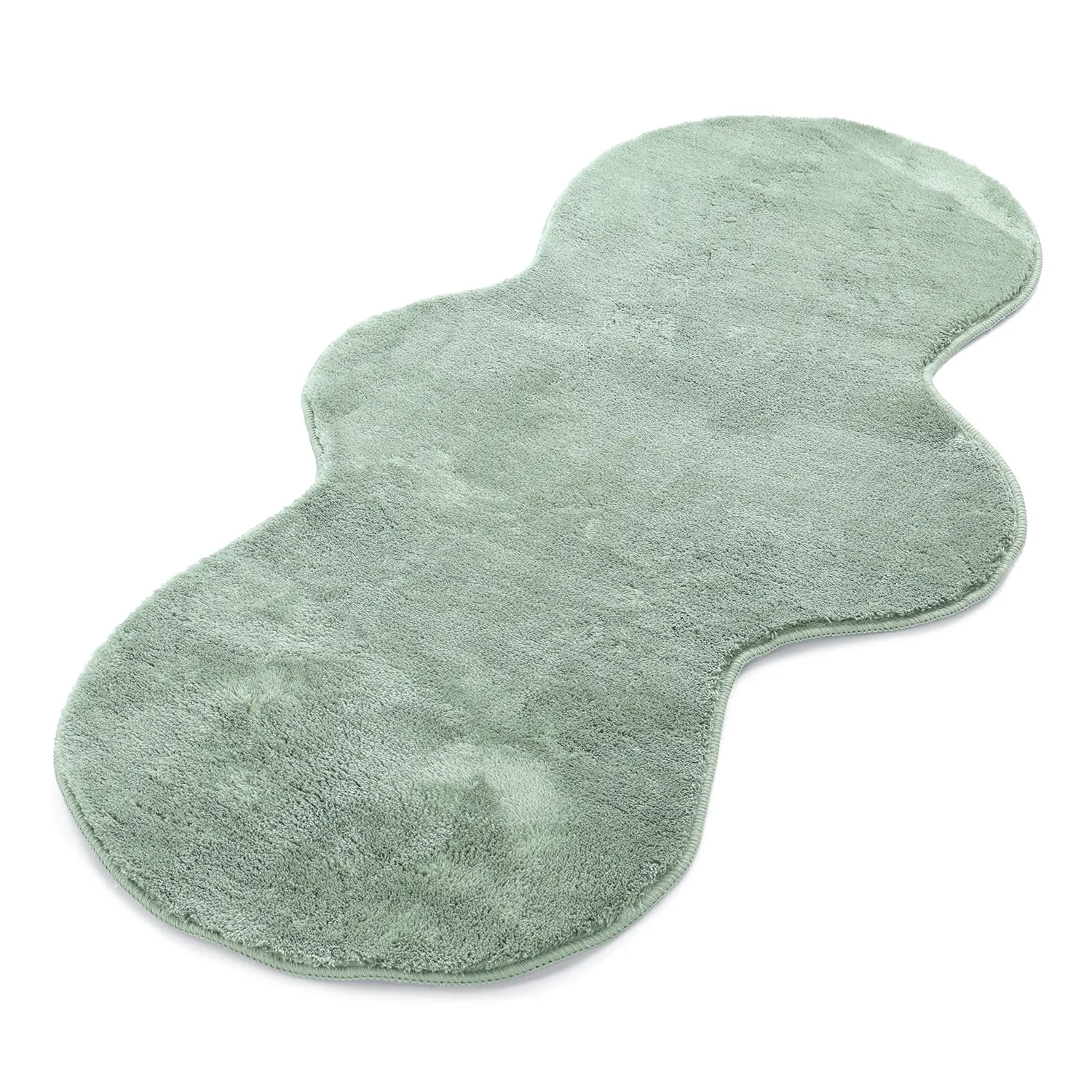 Tapis de Couloir Ondulé - Aranga Super Soft Fur (vert)