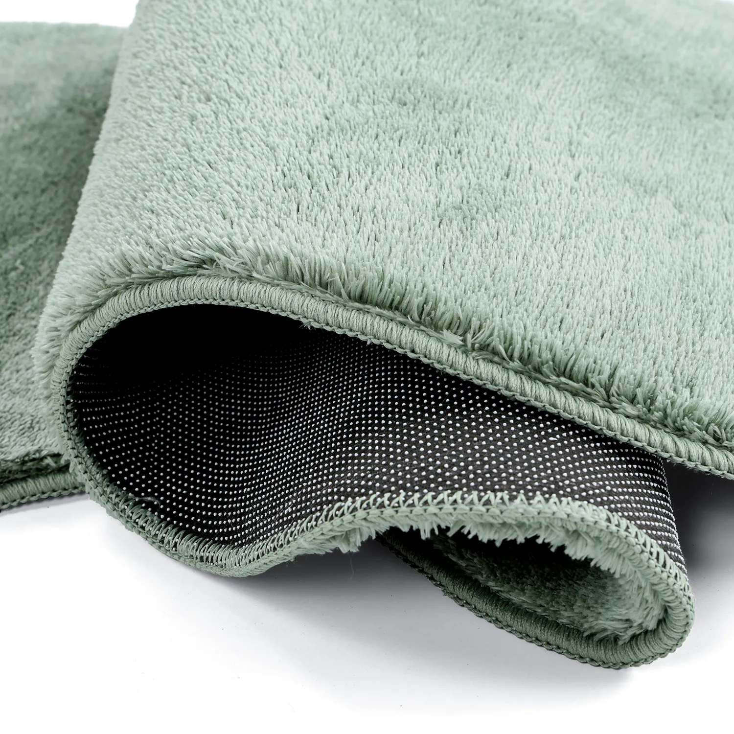 Tapis de Couloir Ondulé - Aranga Super Soft Fur (vert)