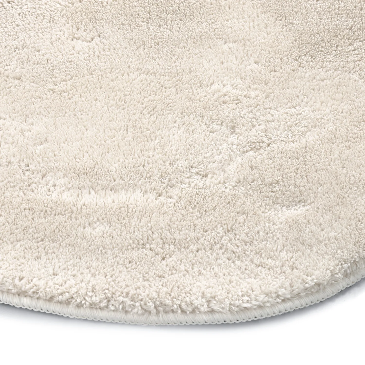 Runder Wellen-Teppich - Aranga Super Soft Fur (beige)