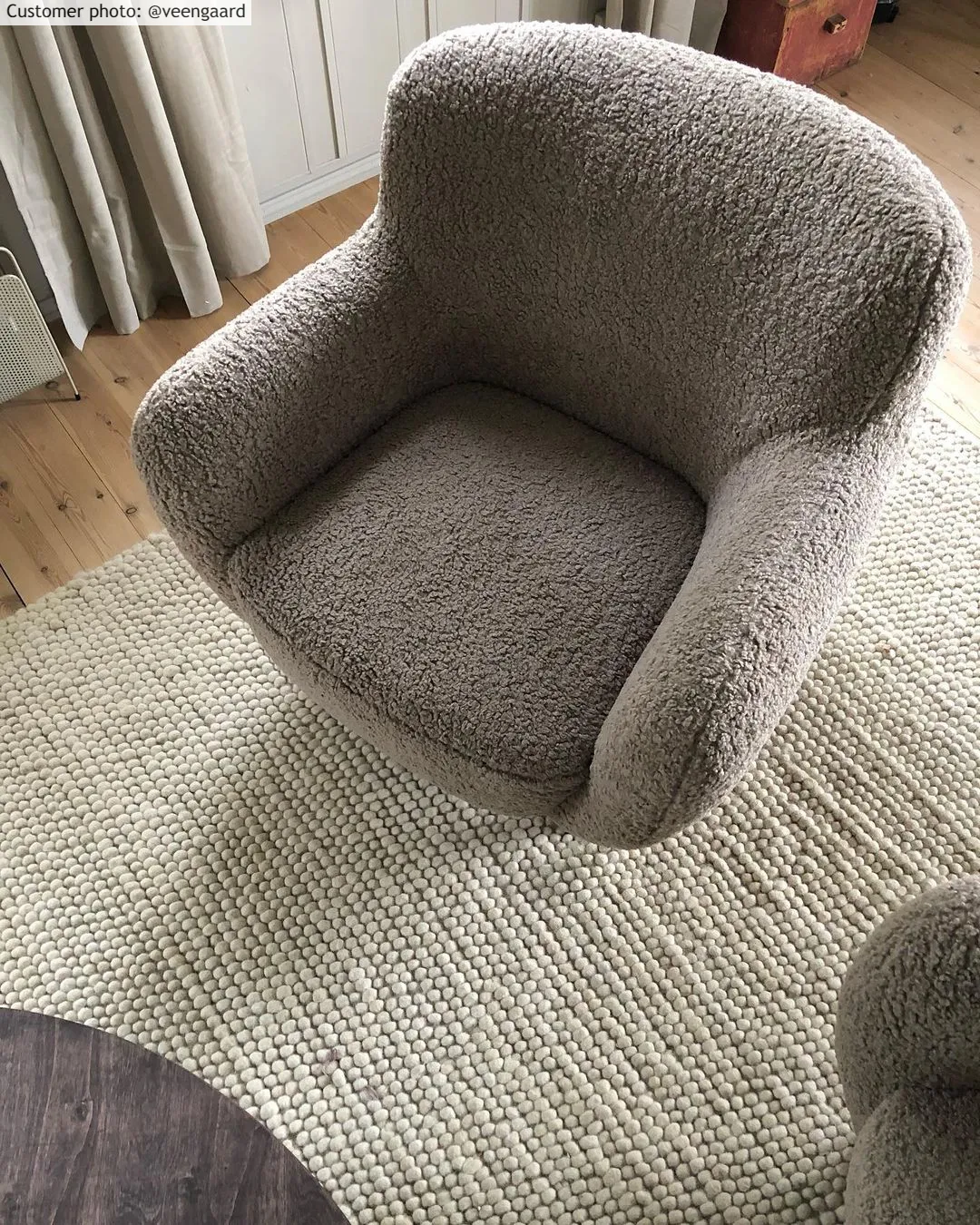 Wollteppich - Avafors Wool Bubble (beige)