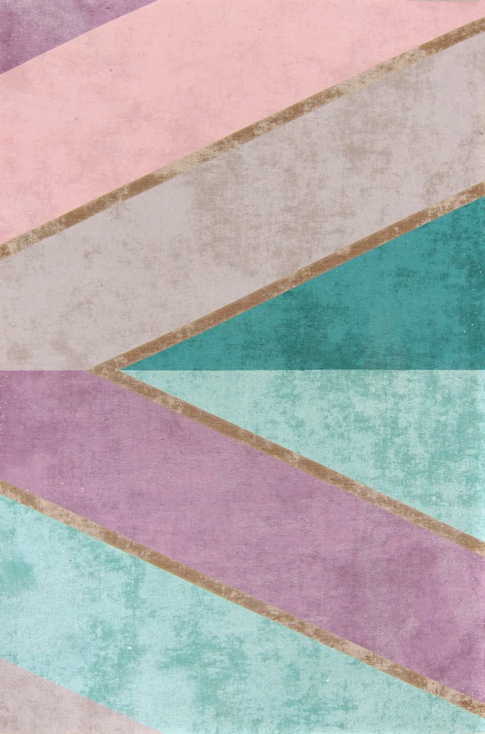 Wilton-Teppich - Sanya (blau/multi)