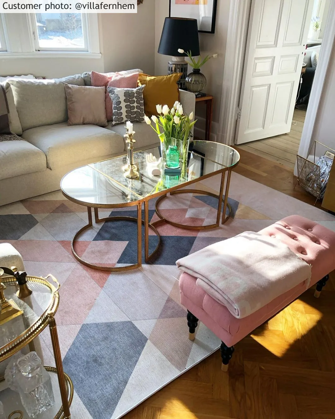 Wilton-Teppich - Jeral (beige/bunt)