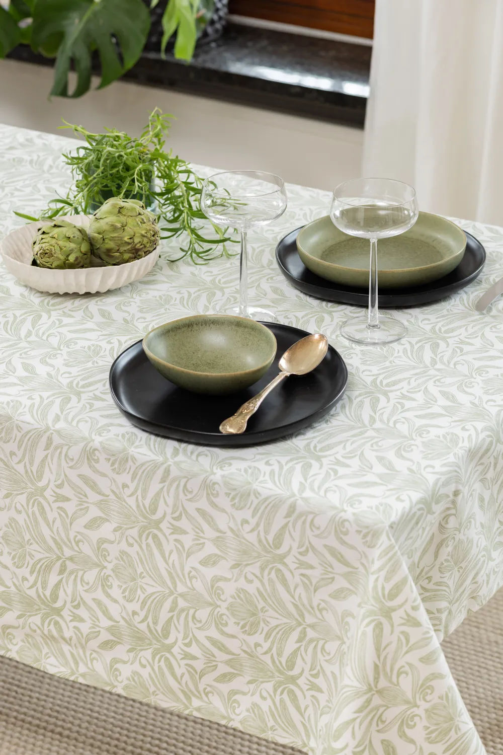 Nappe en coton Viola (vert)