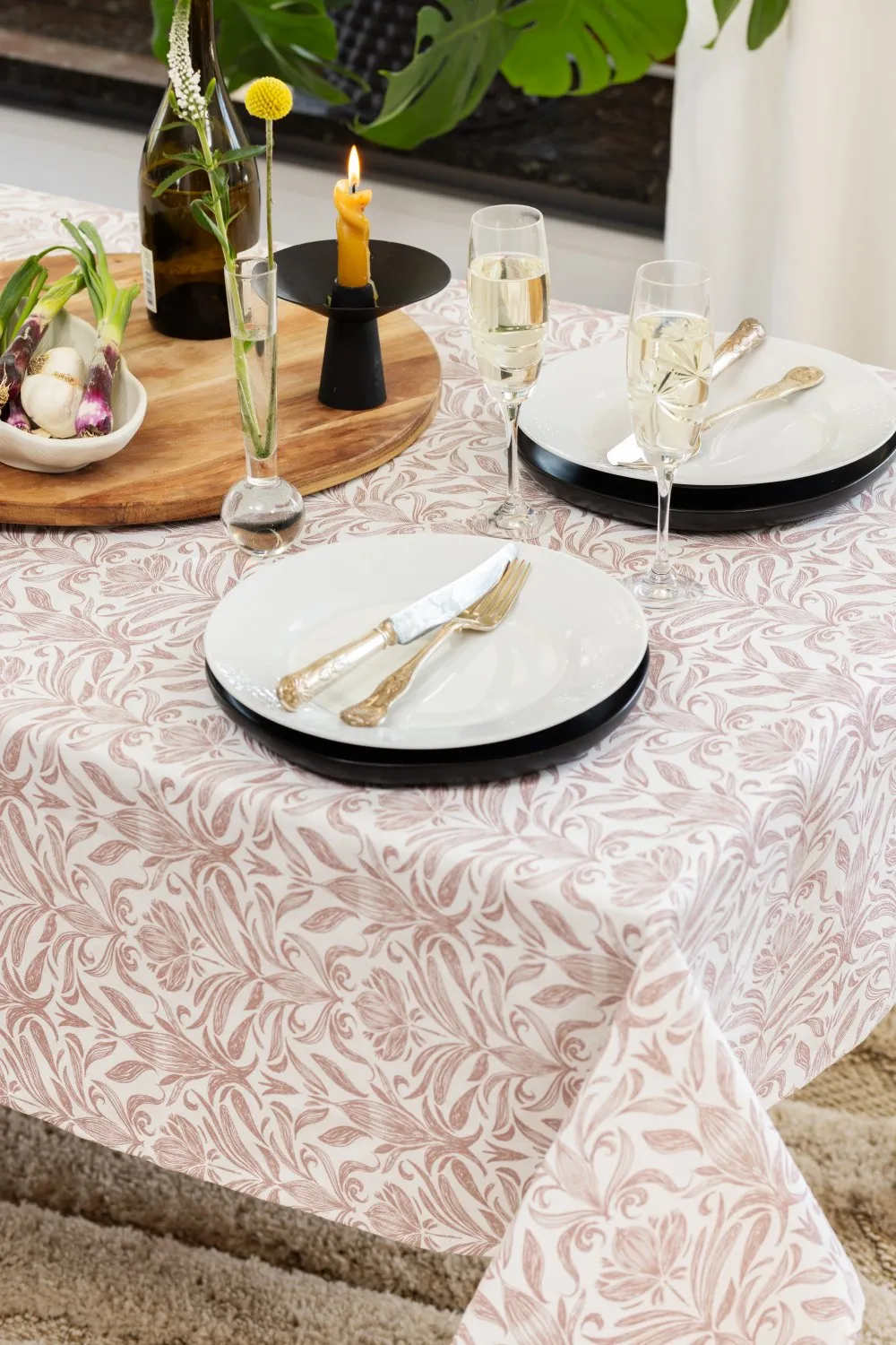 Baumwolltischdecke Viola (lila)