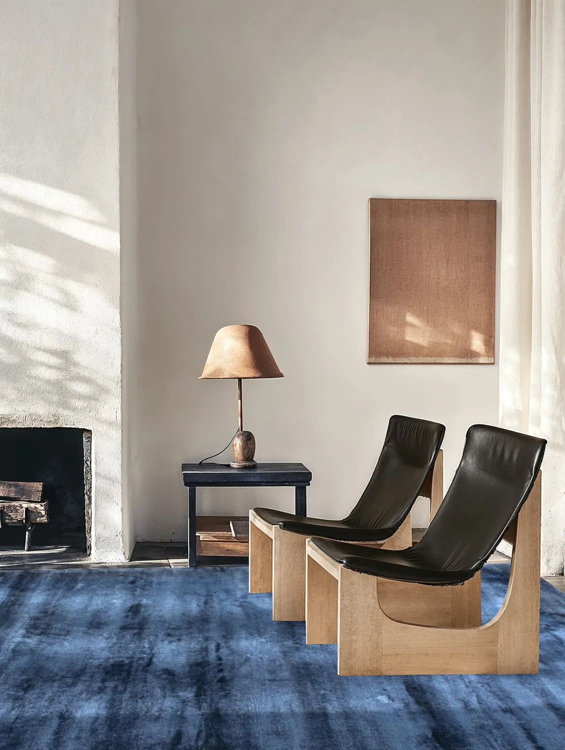 Viskose-teppich - Jodhpur Special Luxury Edition (blau)