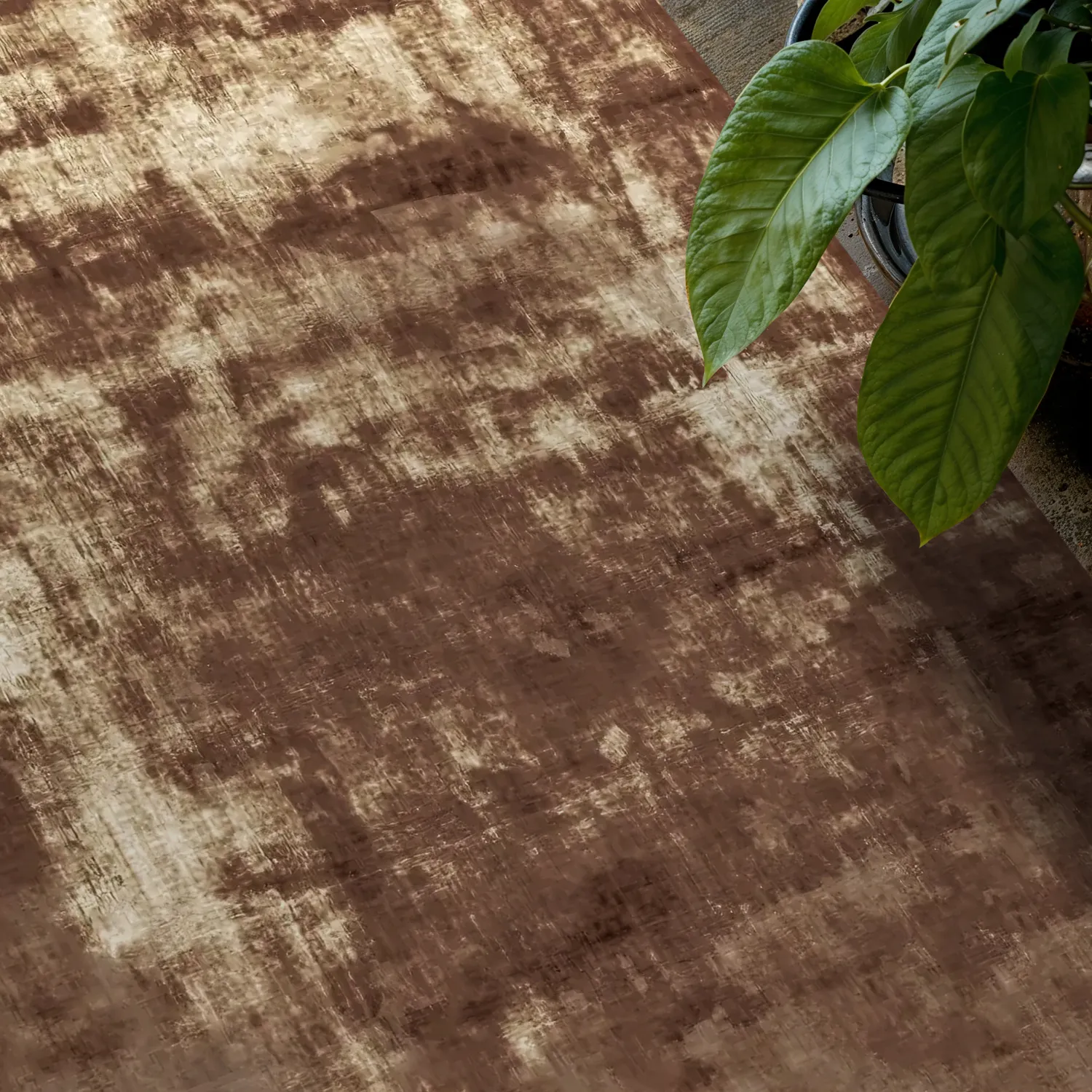 Viskose-teppich - Jodhpur Special Luxury Edition (braun)