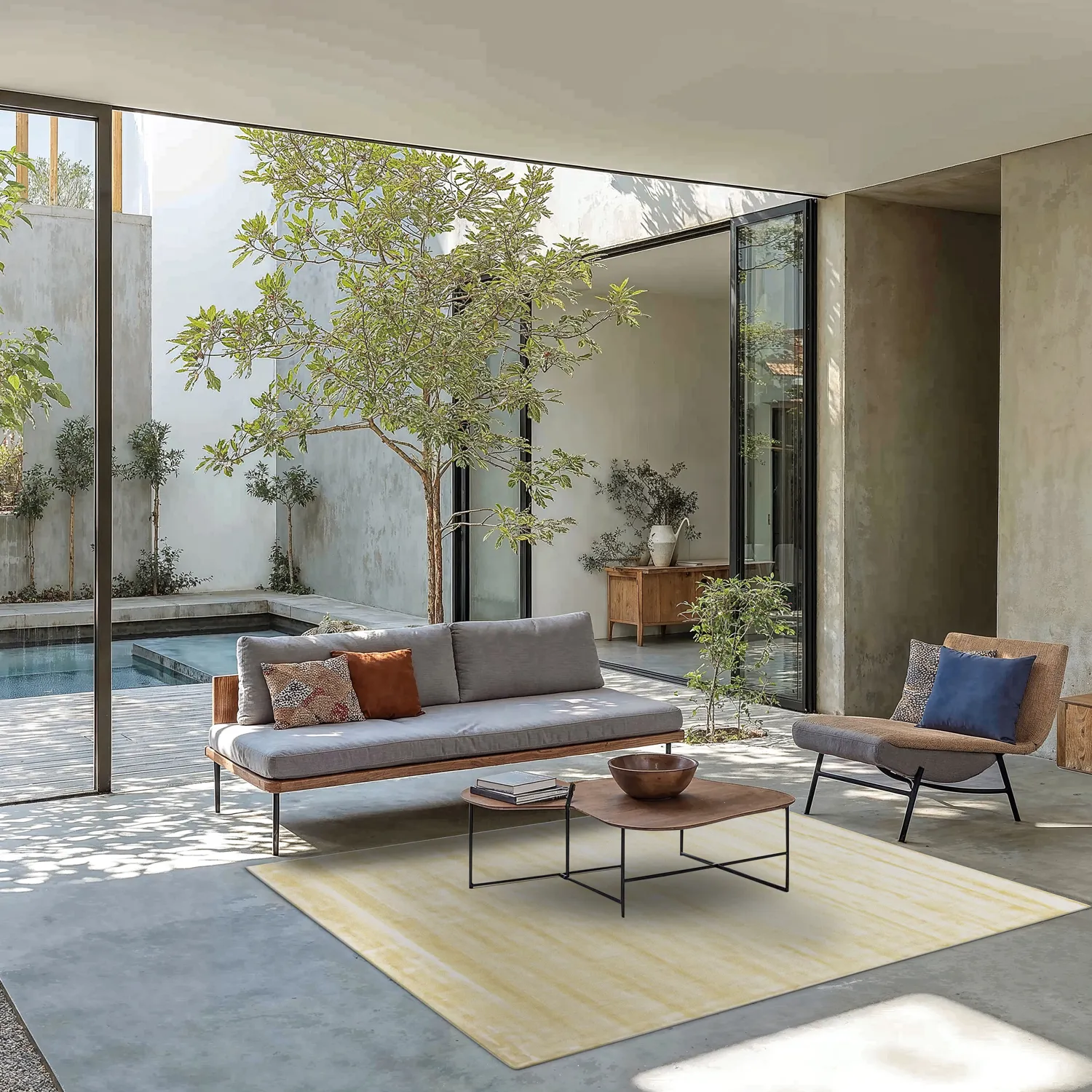 Viskose-teppich - Jodhpur Special Luxury Edition (gelb)