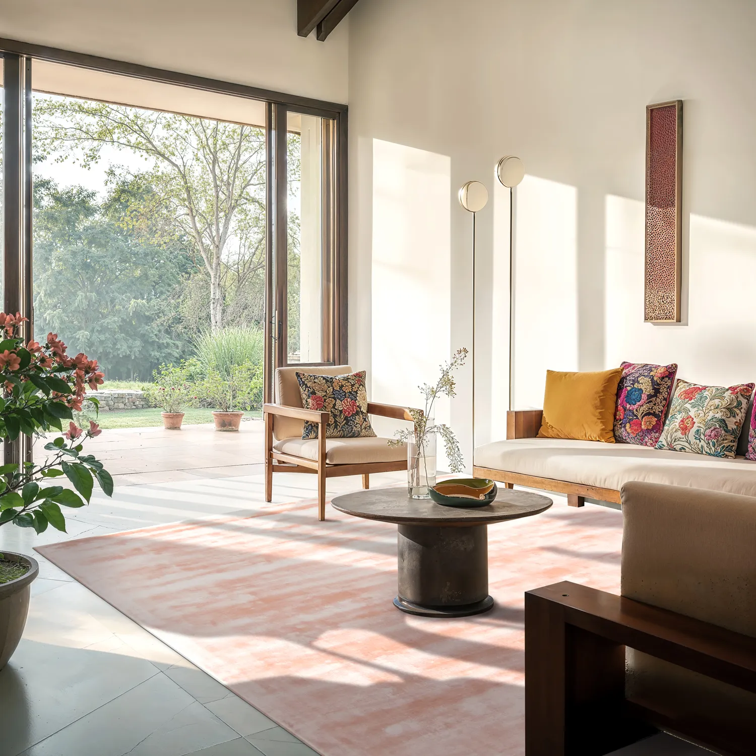 Viskose-teppich - Jodhpur Special Luxury Edition (hellpink)