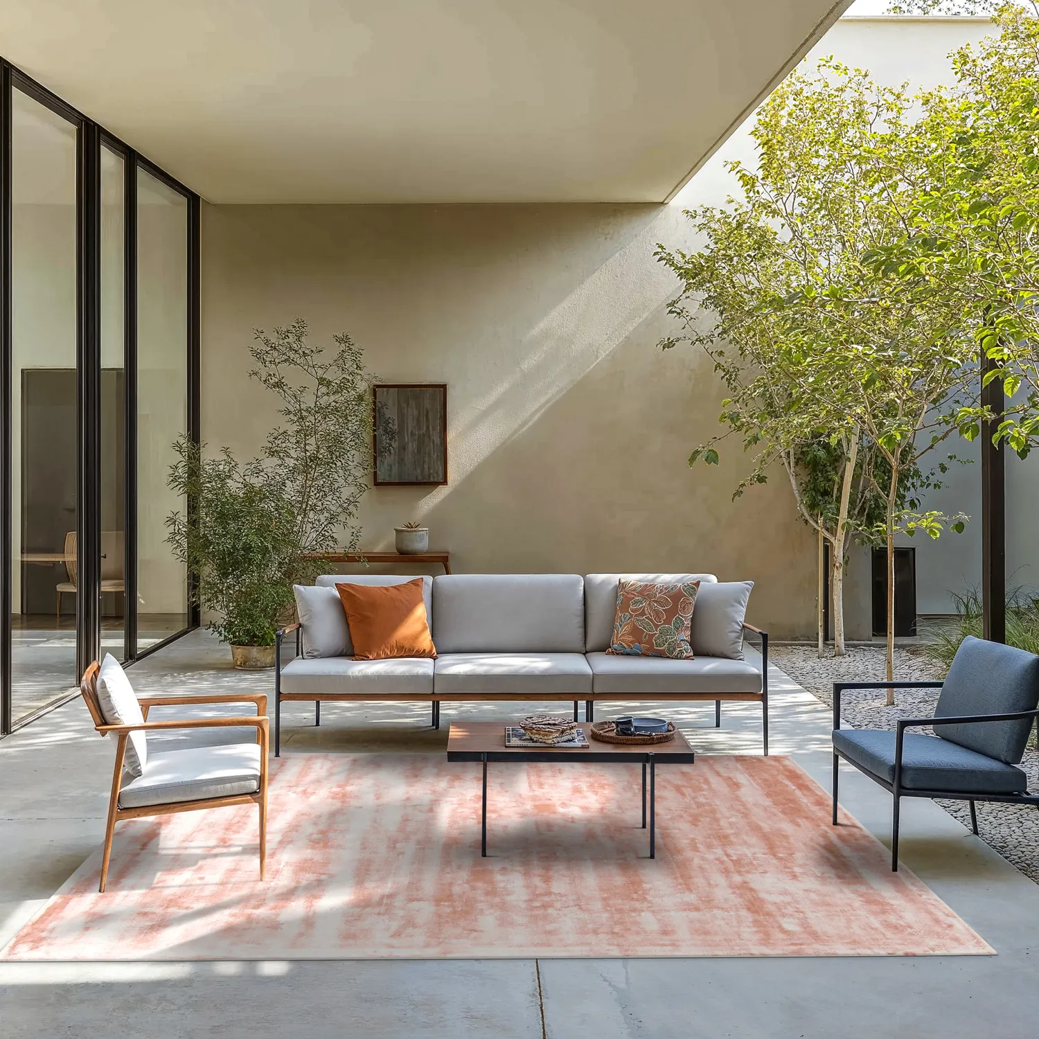 Viskose-teppich - Jodhpur Special Luxury Edition (hellpink)