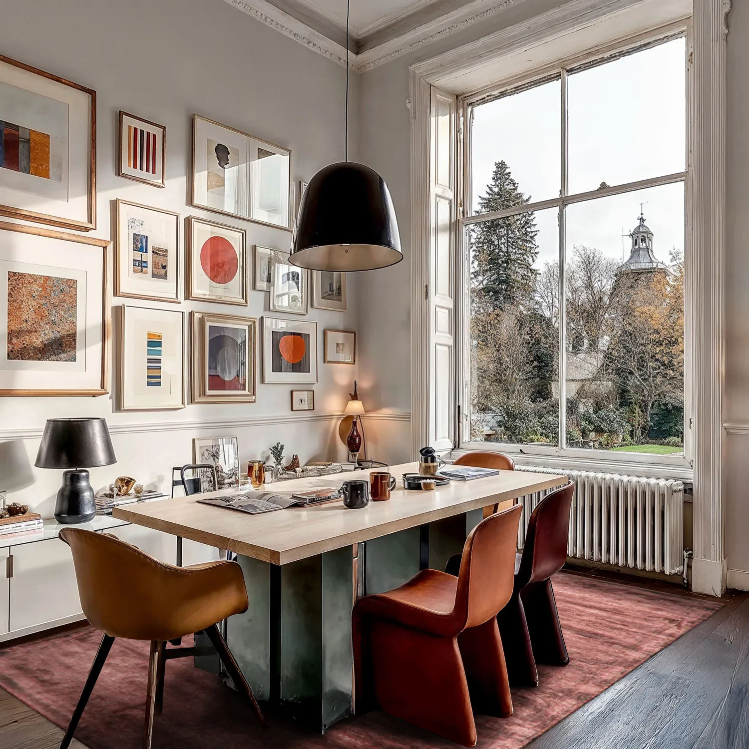 Viskose-teppich - Jodhpur Special Luxury Edition (burgund)