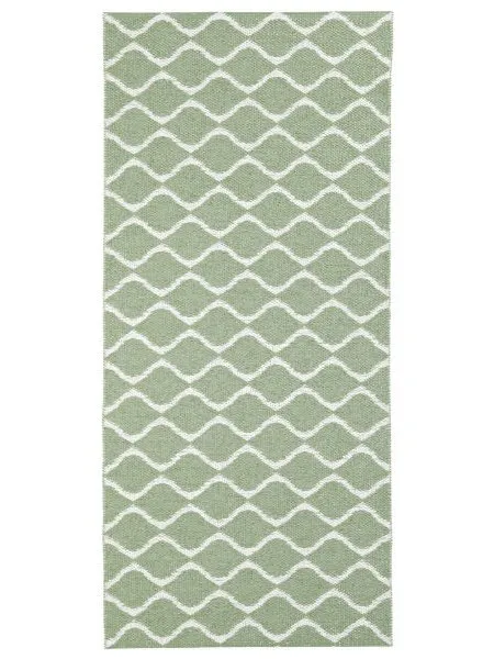 Kunststoffteppiche - Der Horred-Teppich Wave (grün)