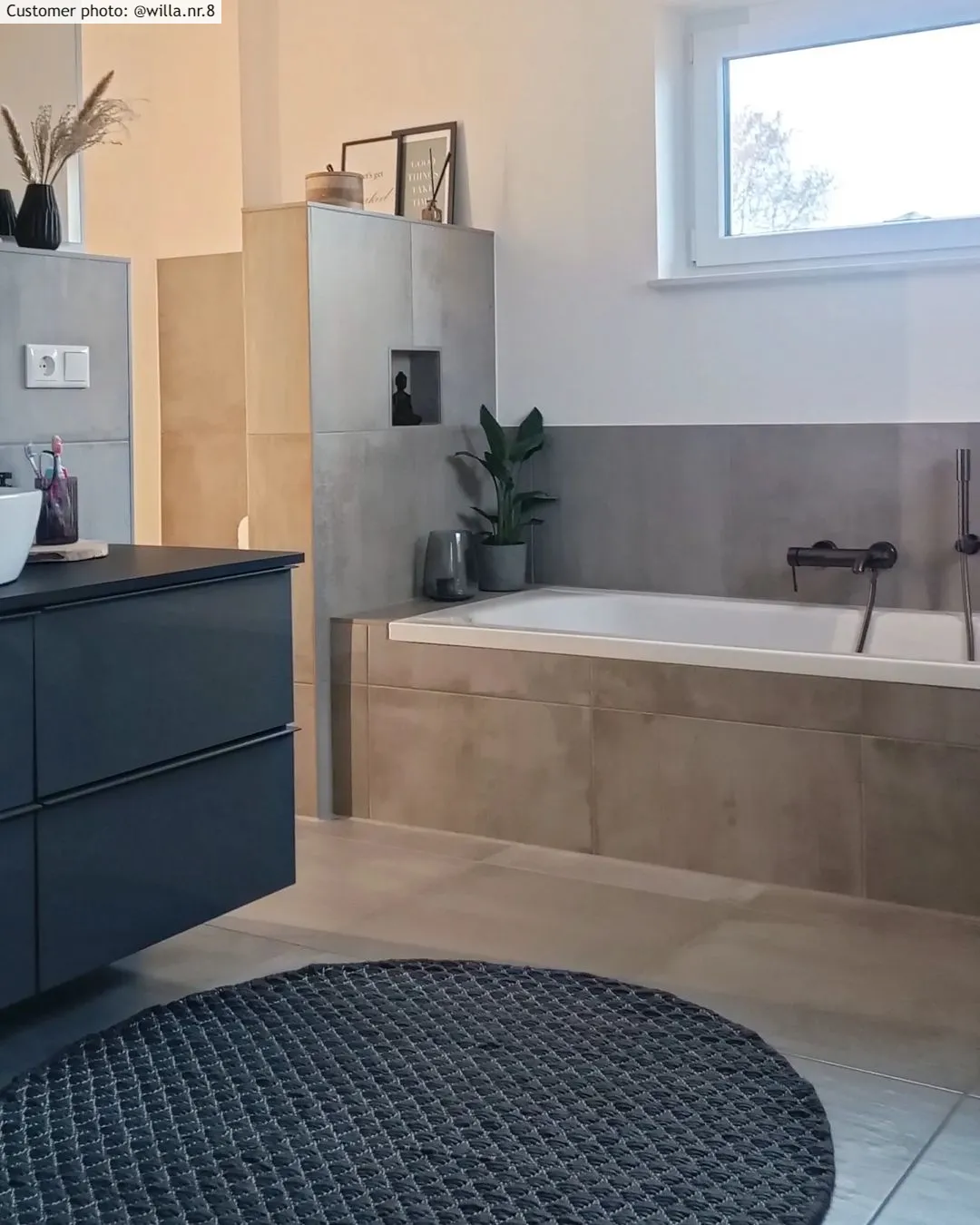 Runde Teppiche - Belize (grau)