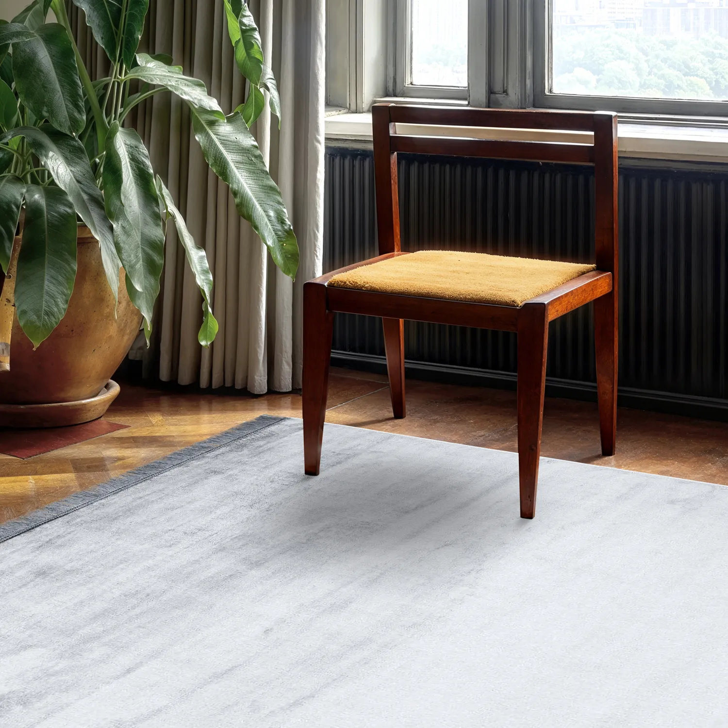 Wilton-Teppich - Art Silk (hellblau)