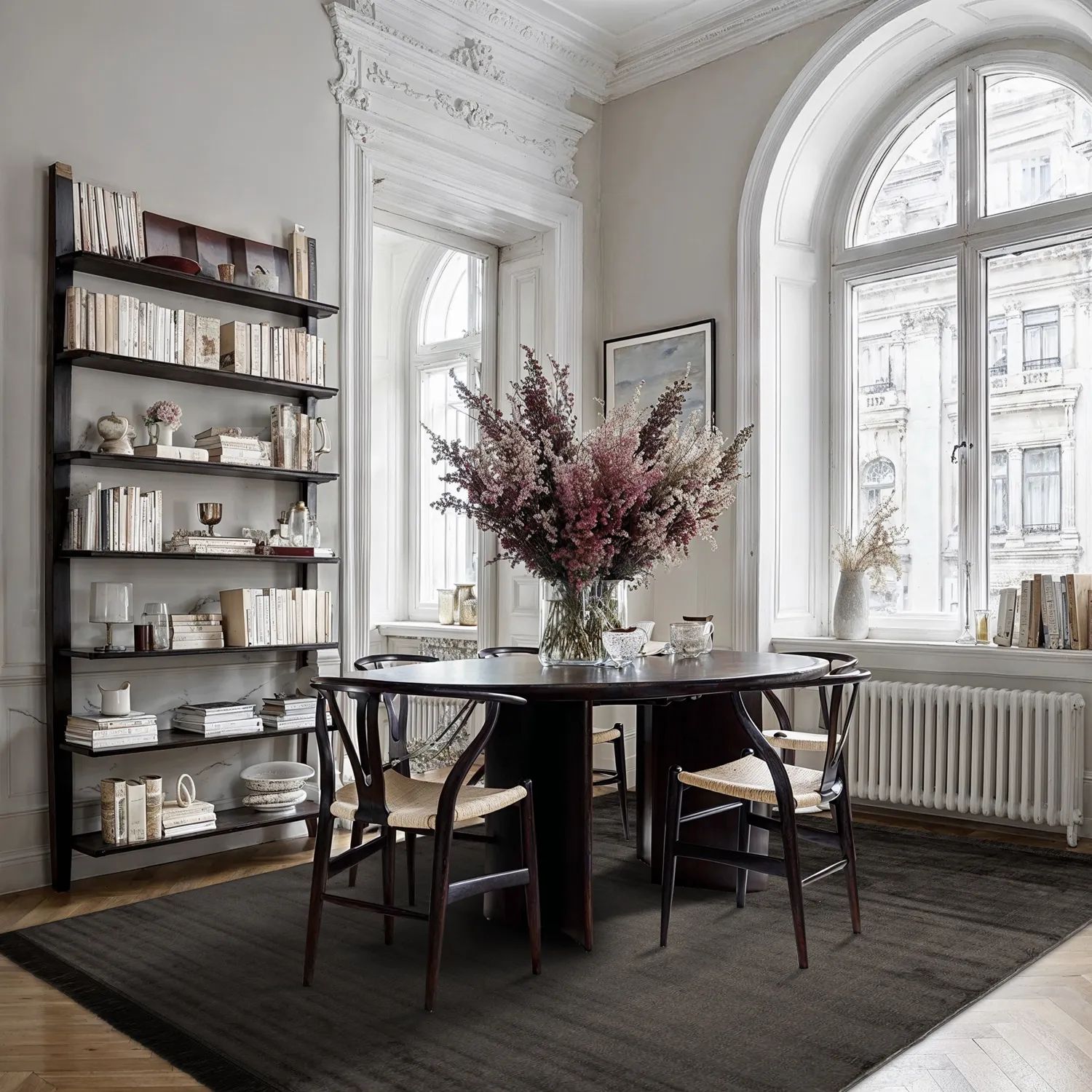 Wilton-Teppich - Art Silk (schwarz)