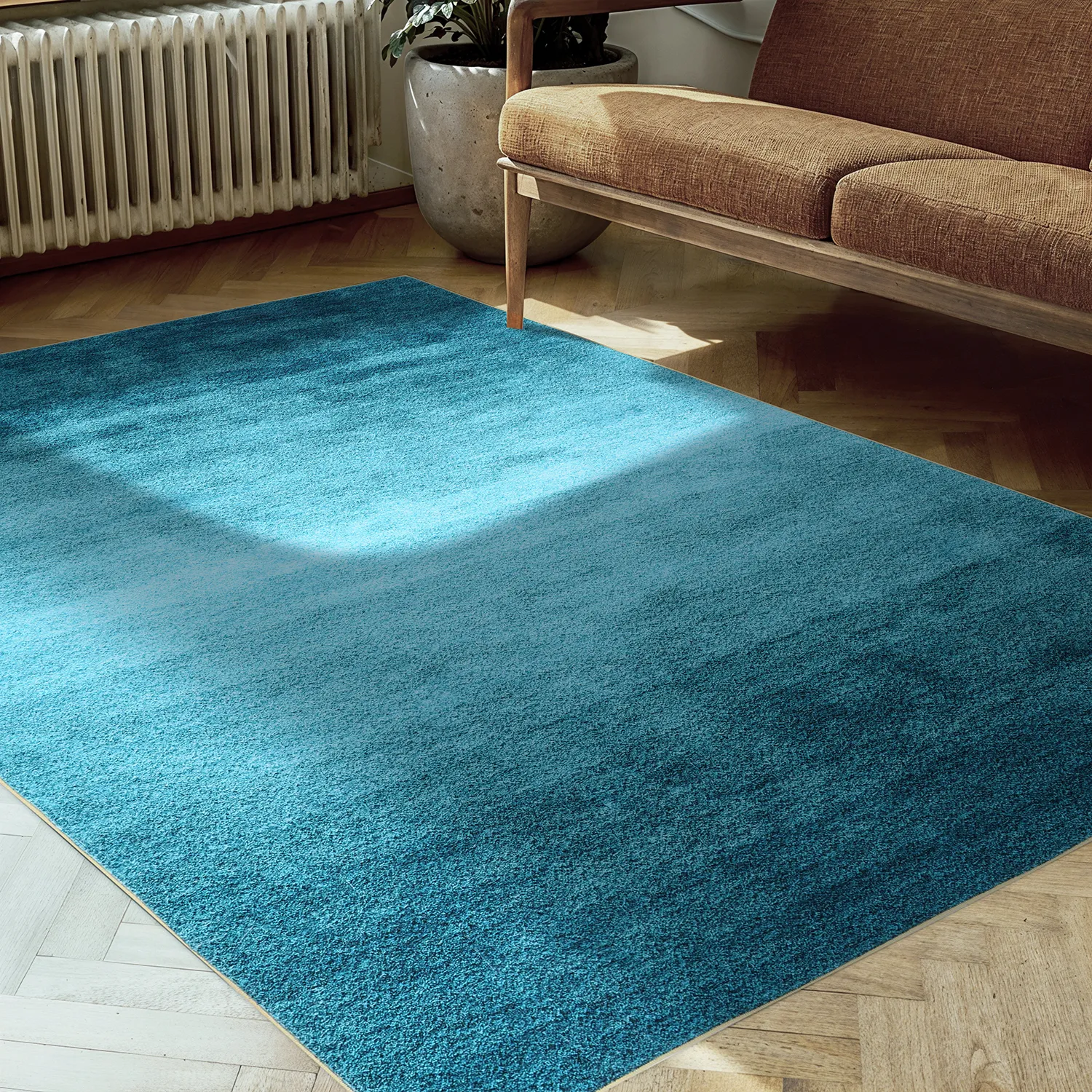 Wilton-Teppich - Bacalar (hellblau)