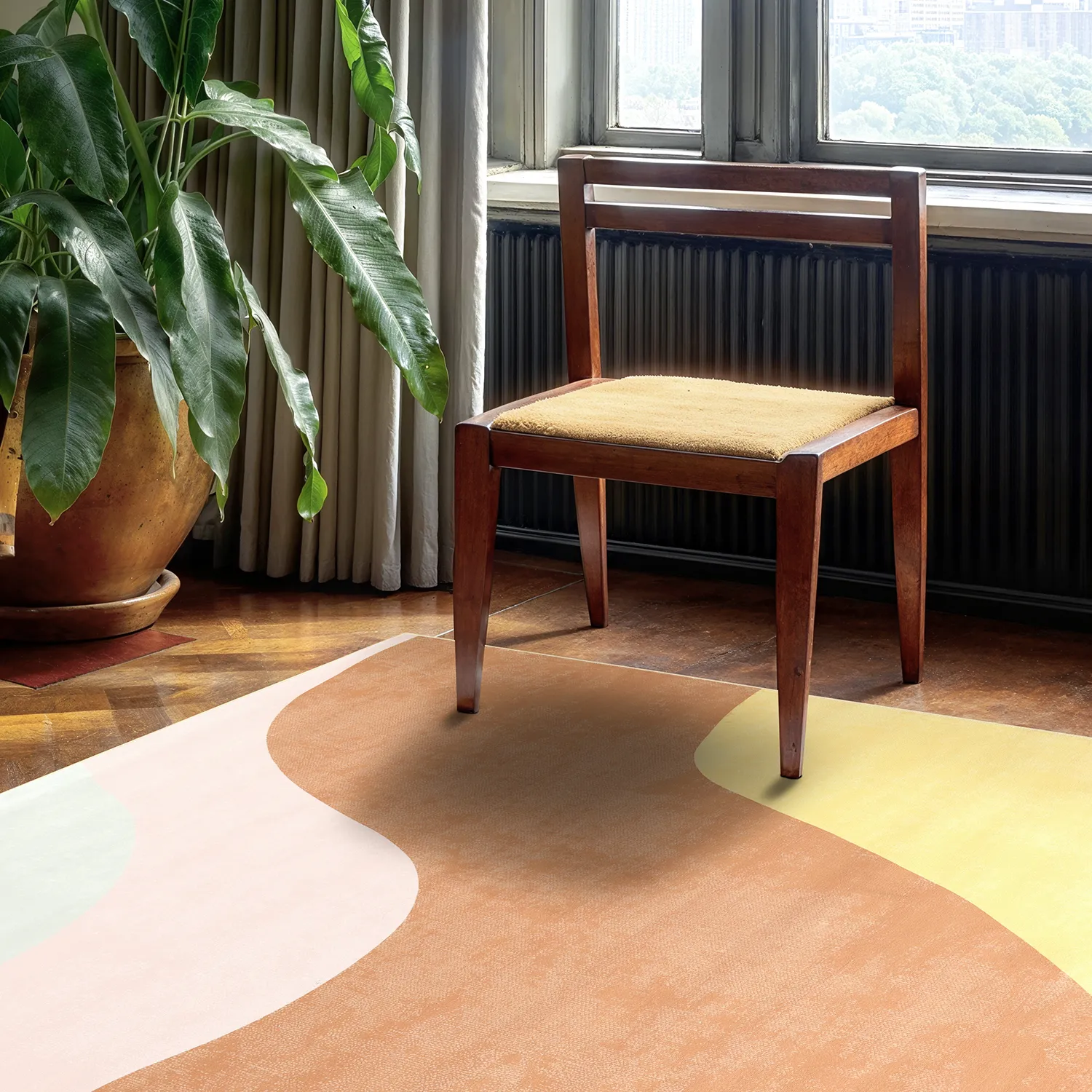 Tapis Wilton - Barcelone (champagne)