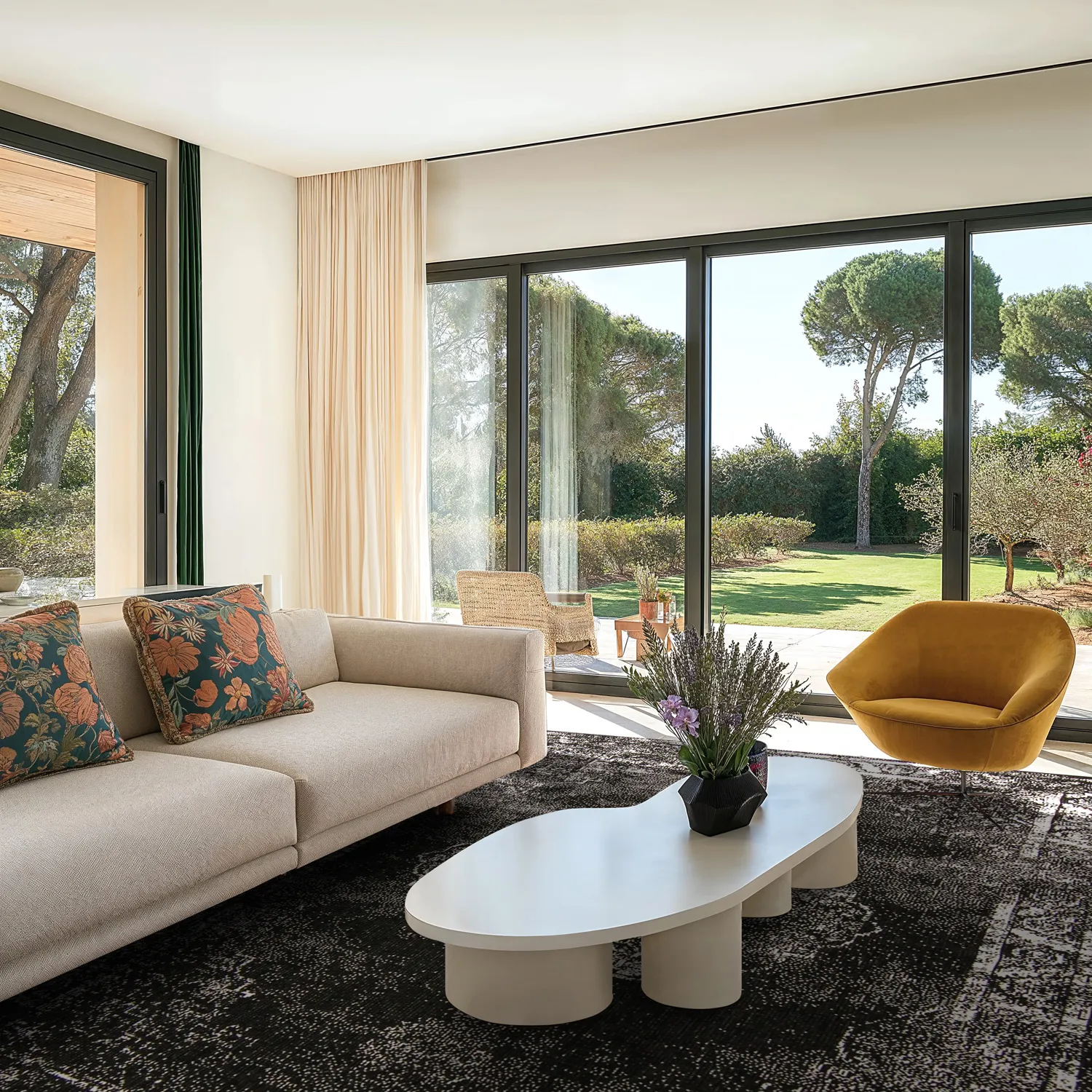 Teppich für innen und außen - Brussels Weave (schwarz)