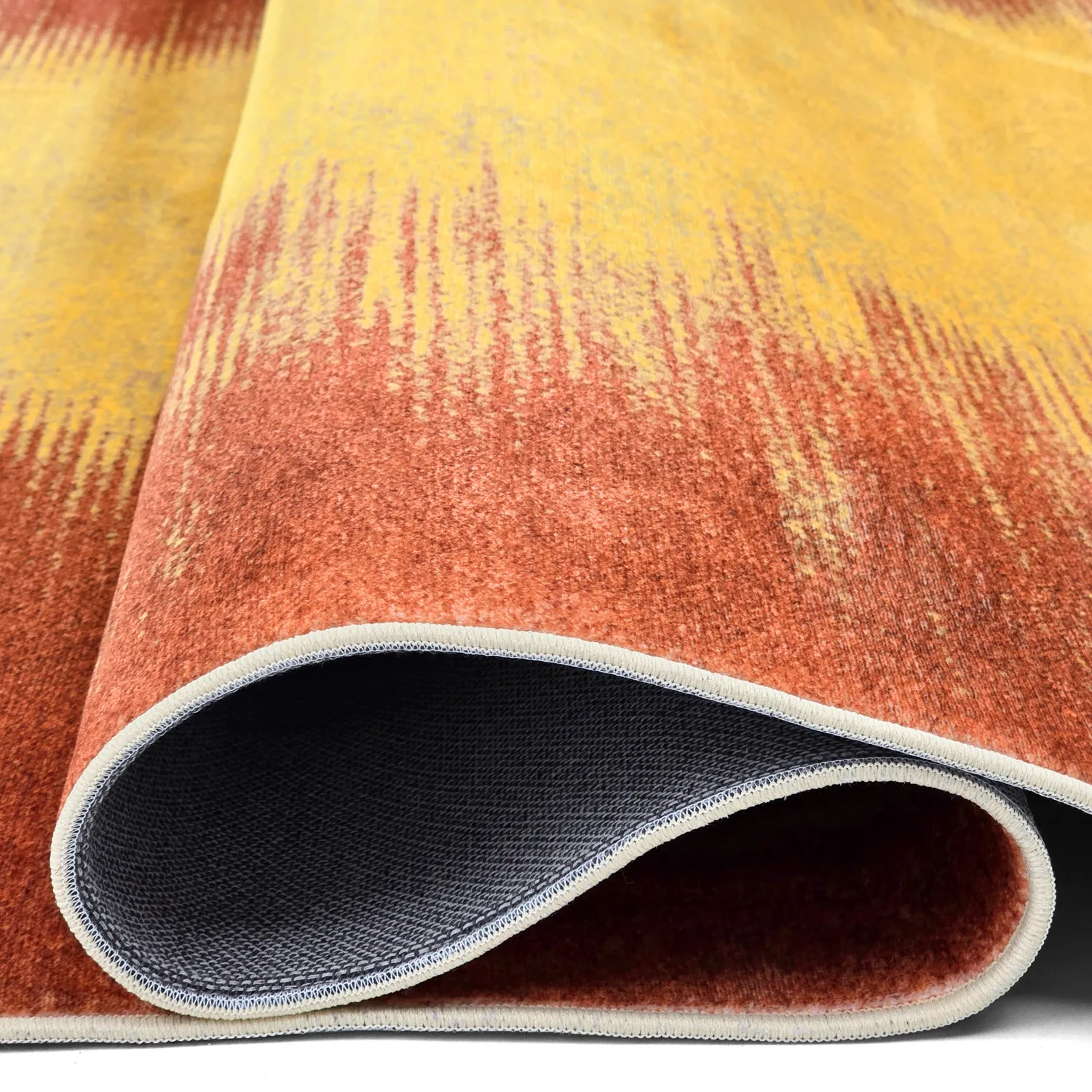 Tapis Wilton - Cara (orange/jaune)