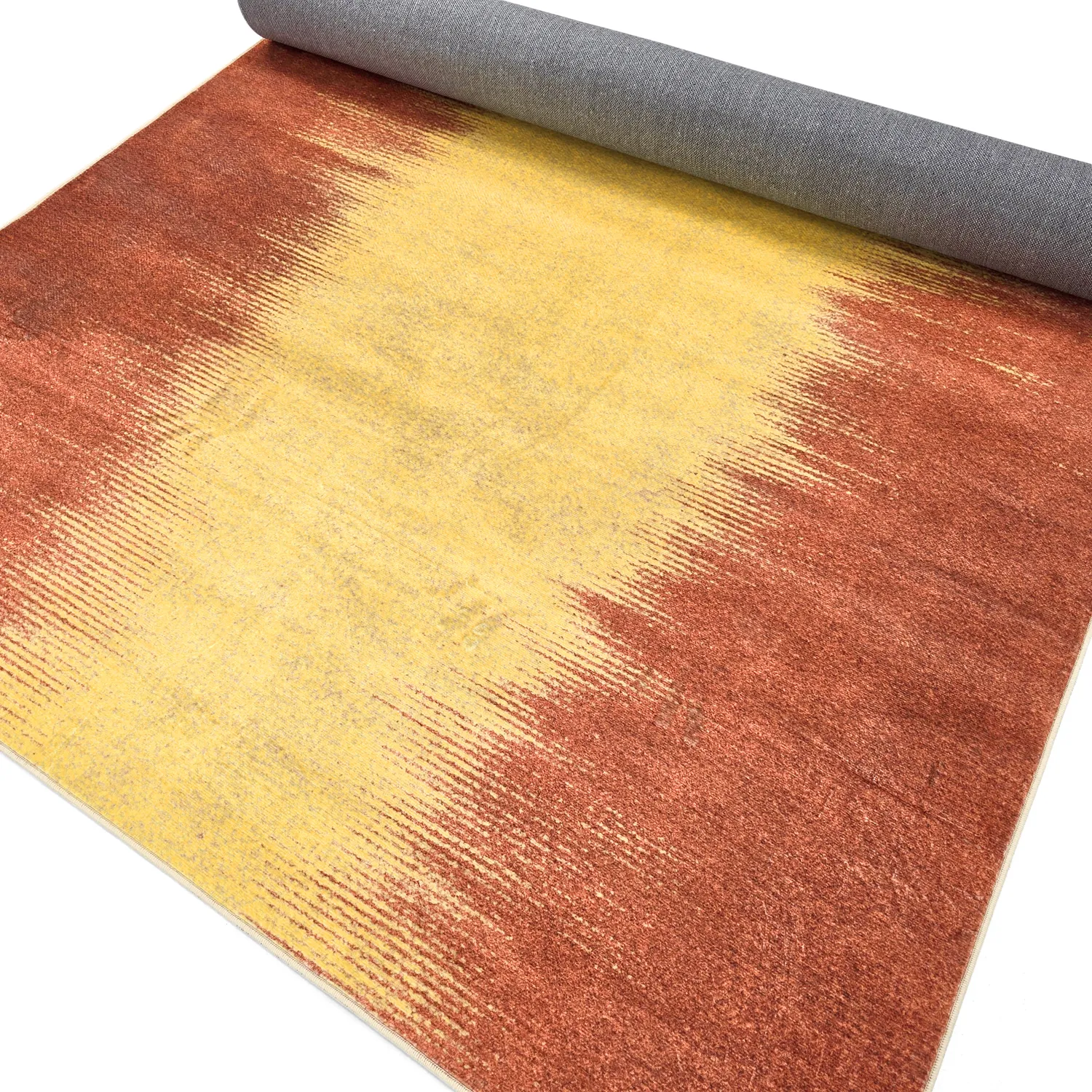 Tapis Wilton - Cara (orange/jaune)