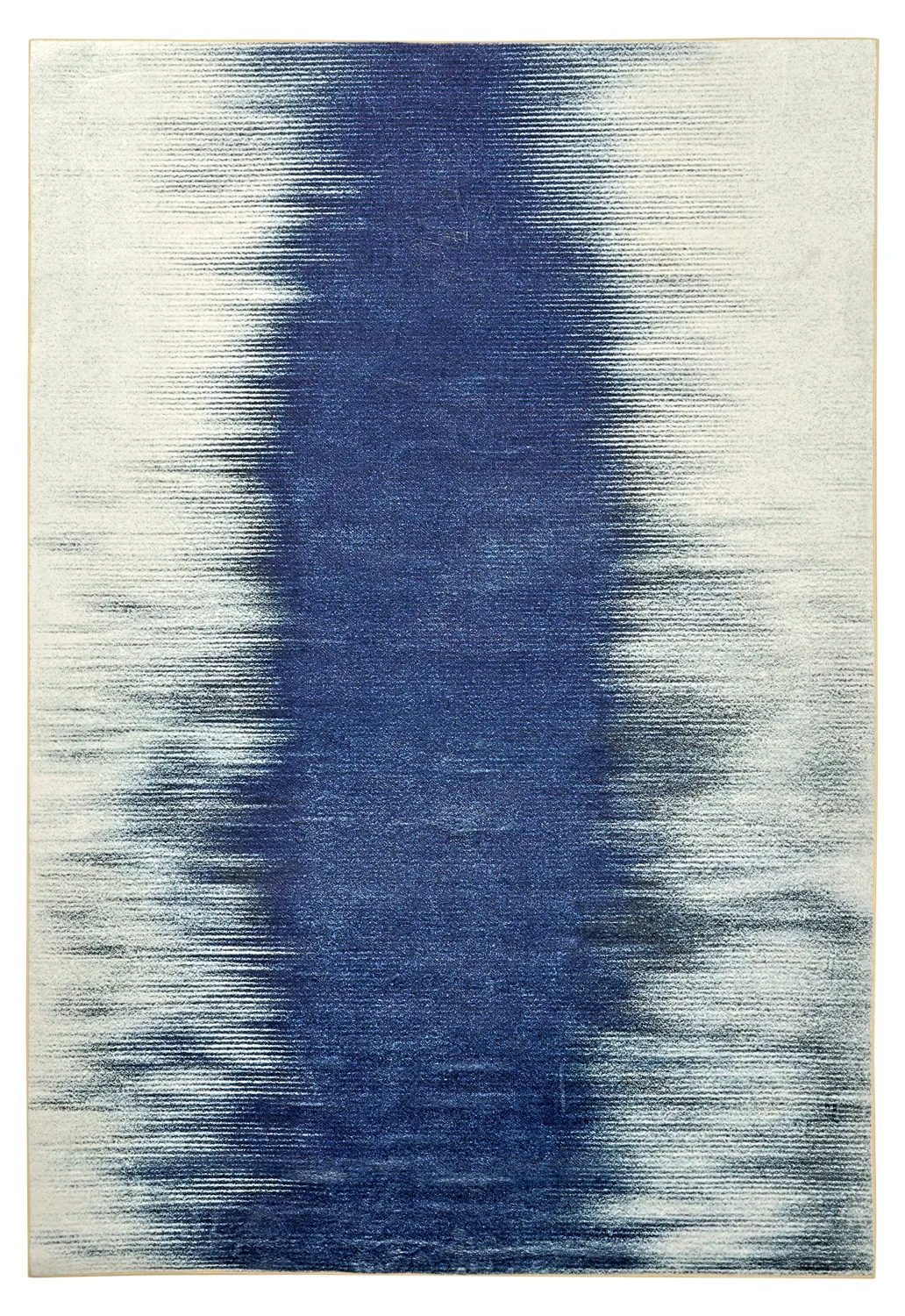 Wilton-Teppich - Cara (weiß/dunkelblau)