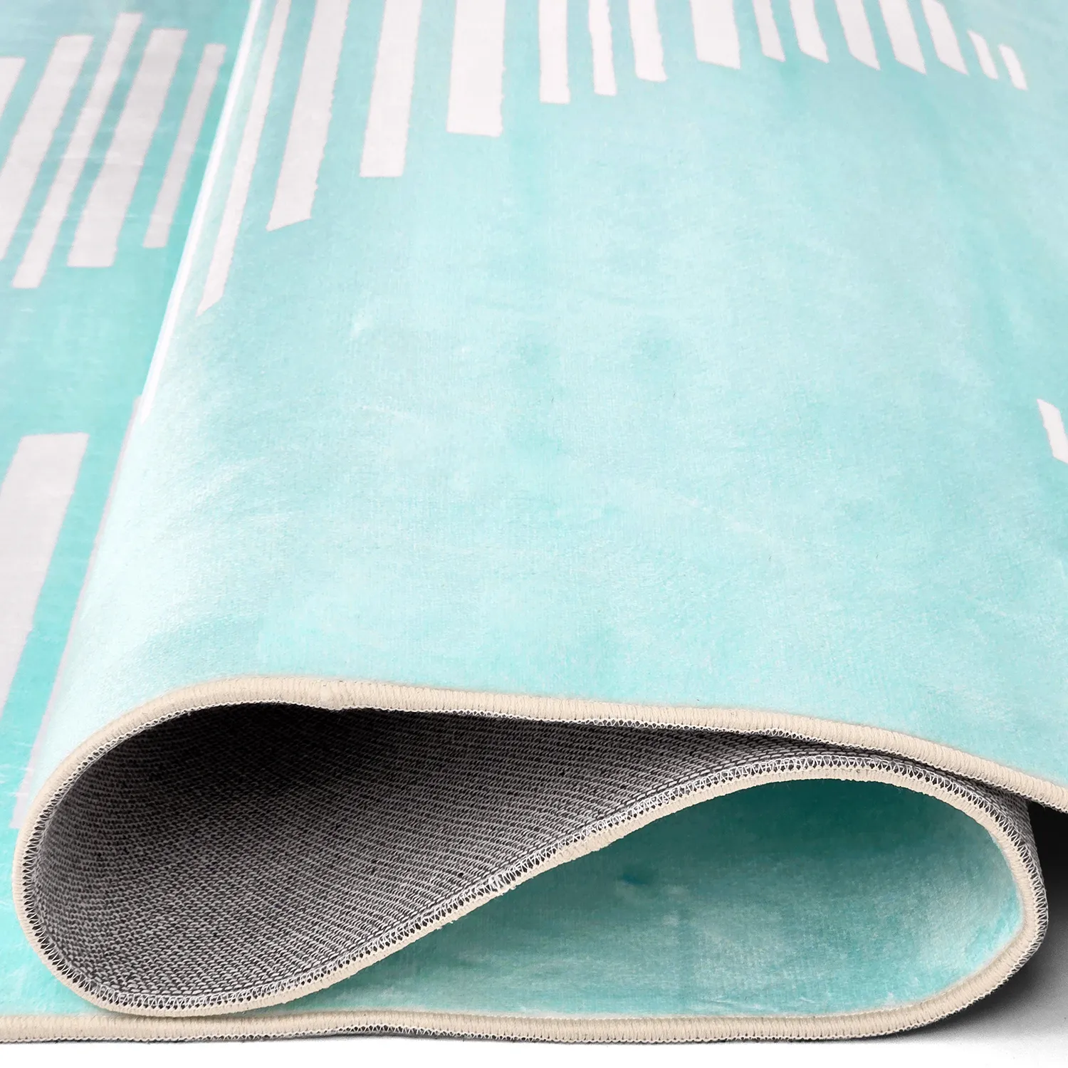 Wilton-Teppich - Carmen (hellblau/weiß)