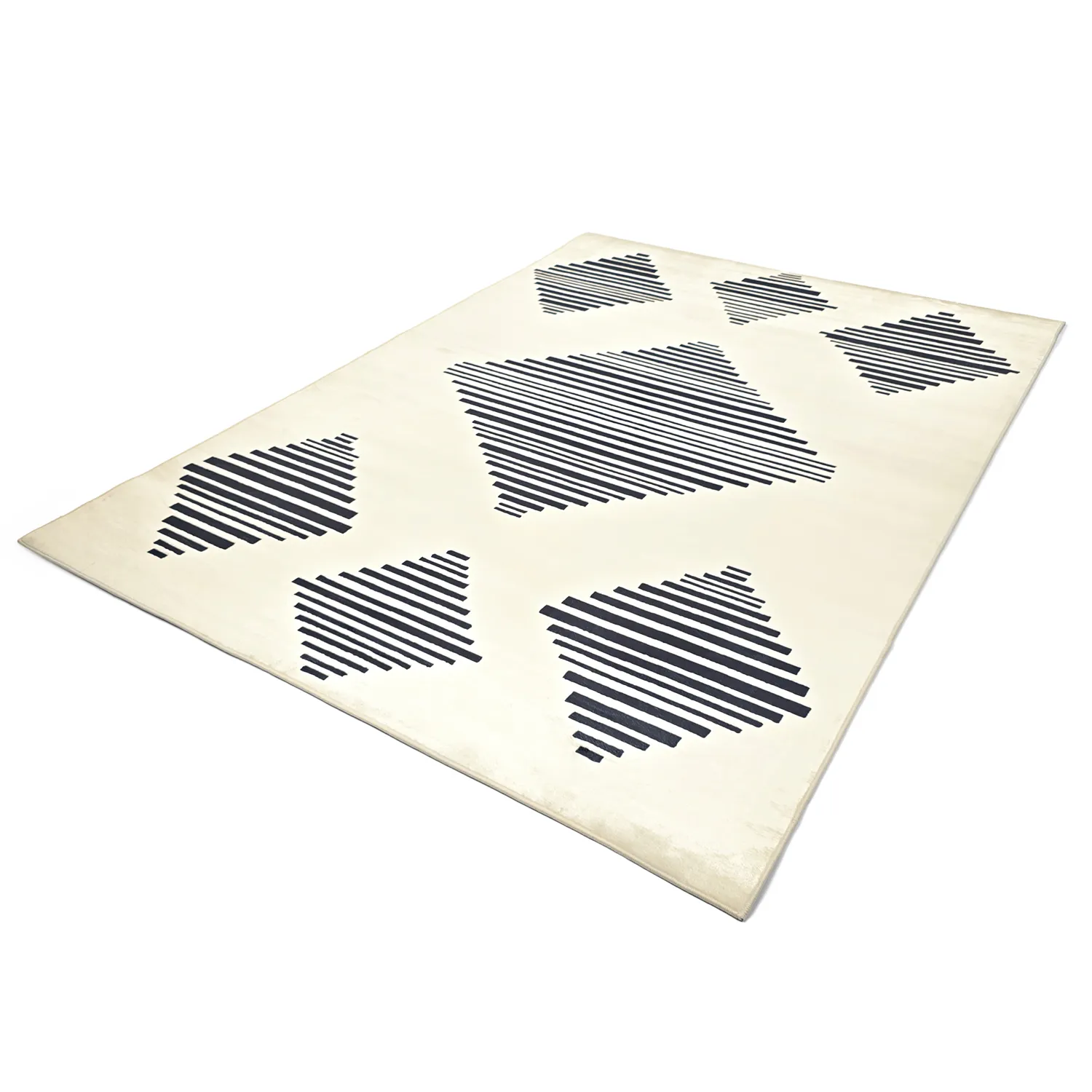 Wilton-Teppich - Carmen (creme/schwarz)