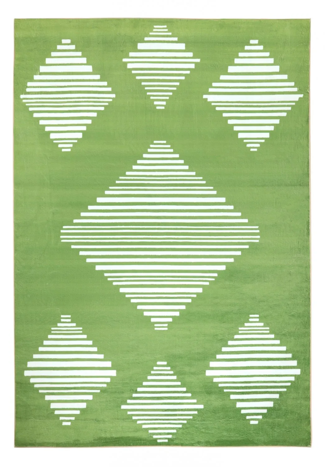 Wilton-Teppich - Carmen (grün/weiß)