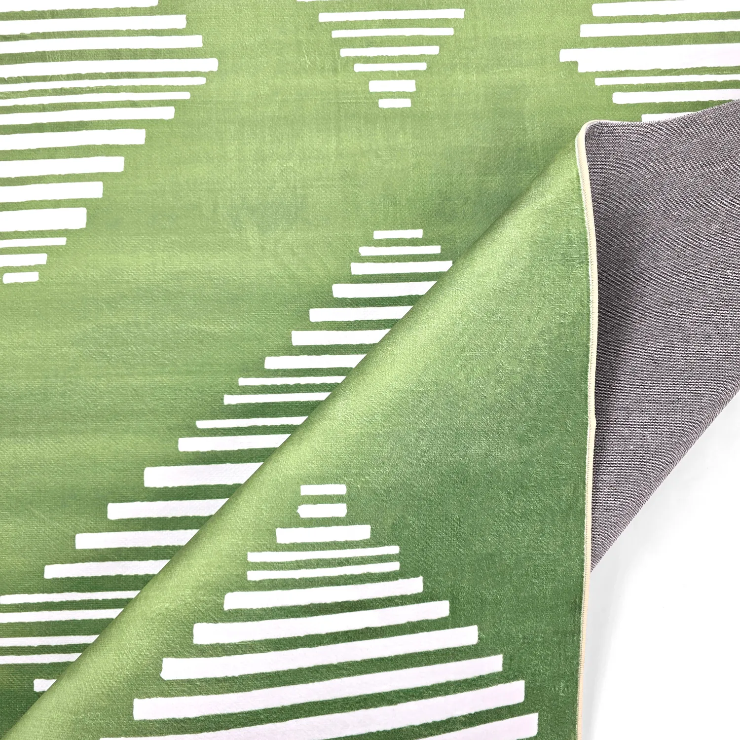 Wilton-Teppich - Carmen (grün/weiß)