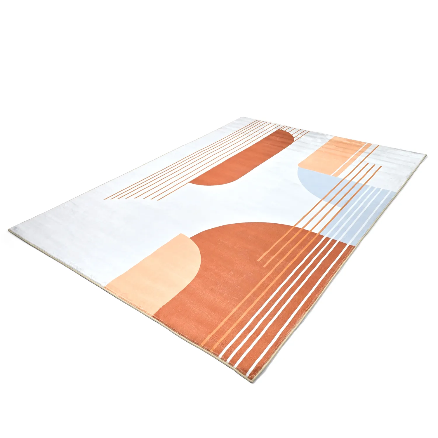 Wilton-Teppich - Delft (hellblau/mehrfarbig)